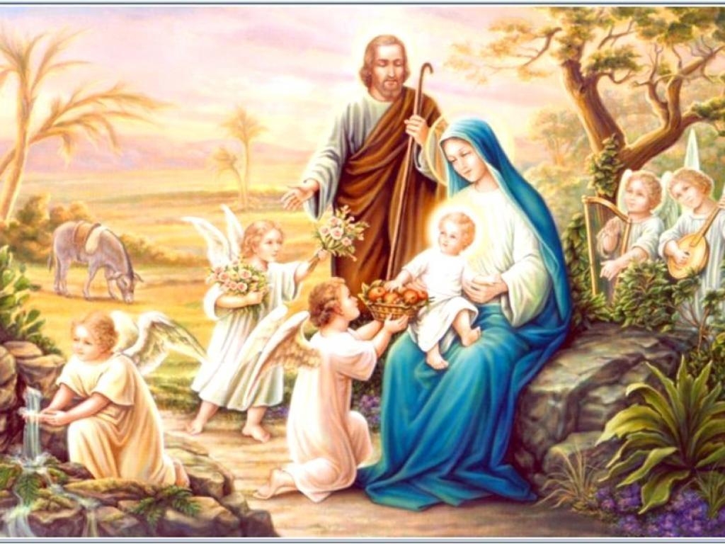 1030x770 Holy Family wallpaper, Desktop