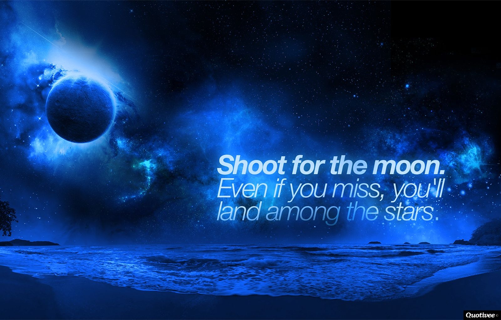 1600x1030 Shoot for the Moon Wallpaper, Desktop