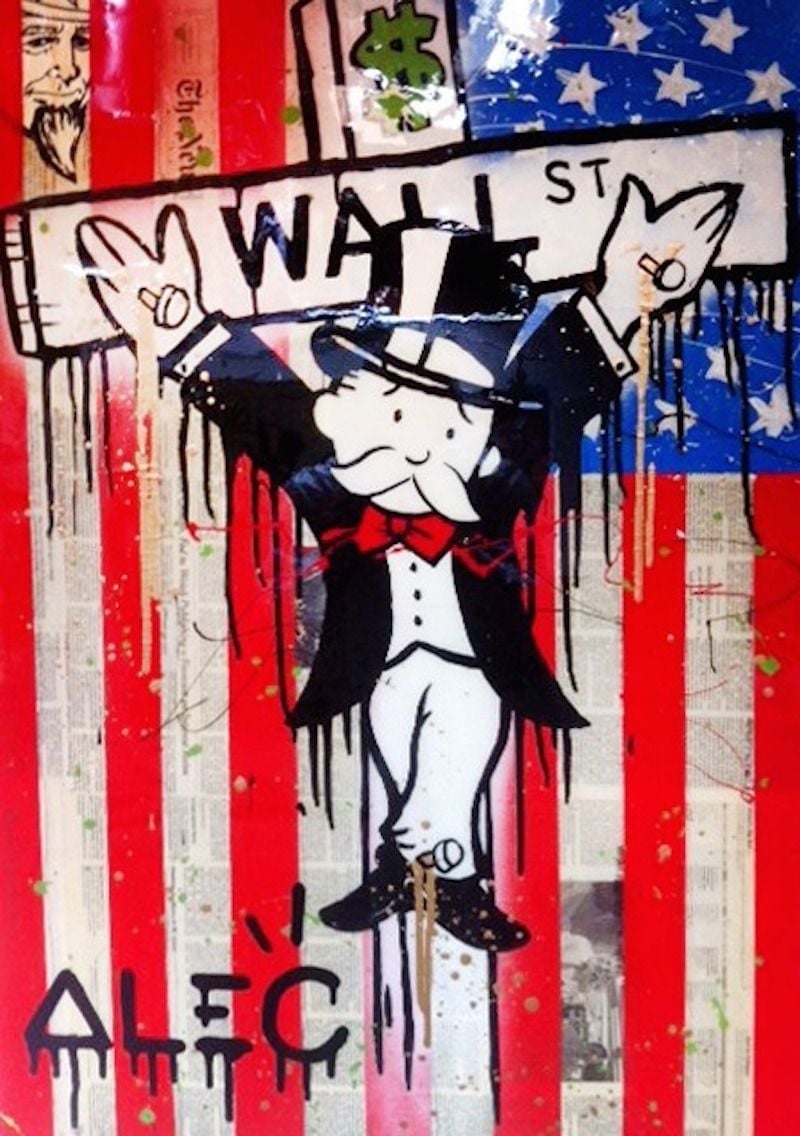 800x1140 Monopoly Man Paintings by Alec Monopoly Hepner. Art Gallery. Prints. Chelsea, New York City, Phone