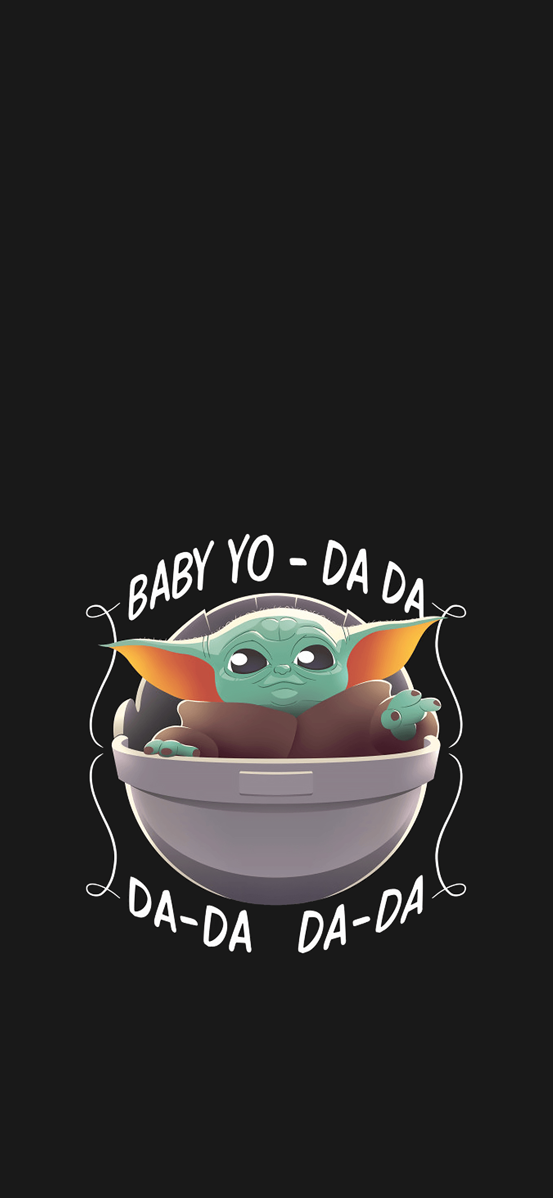 1130x2440 Found Baby Yoda and made it mobile friendly :). Smart Phone, Phone