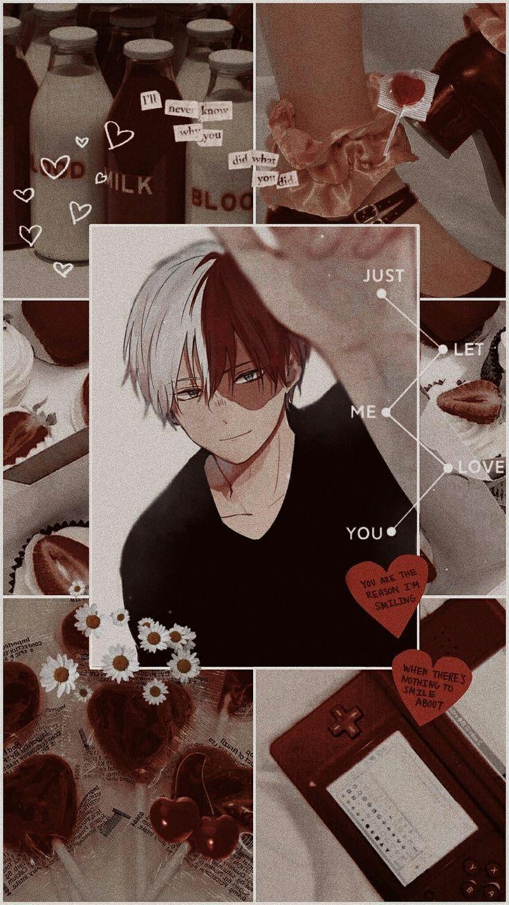 740x1310 todoroki lockscreen #wallpaper #phonewallpaper, Phone