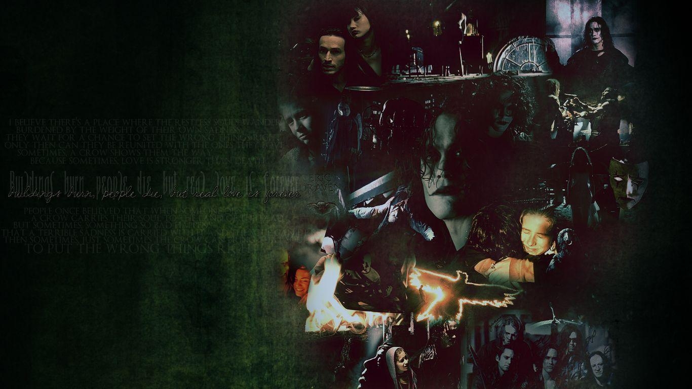 1370x770 The Crow Wallpaper Brandon Lee, Desktop