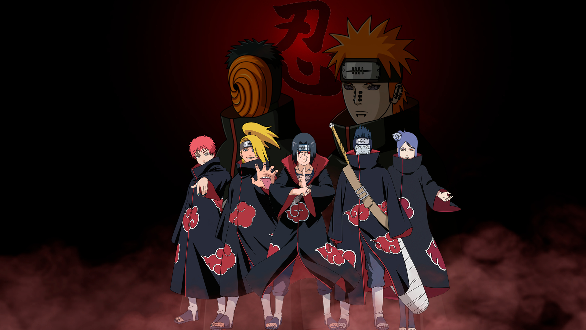 1920x1080 Naruto Akatsuki Wallpaper, Desktop