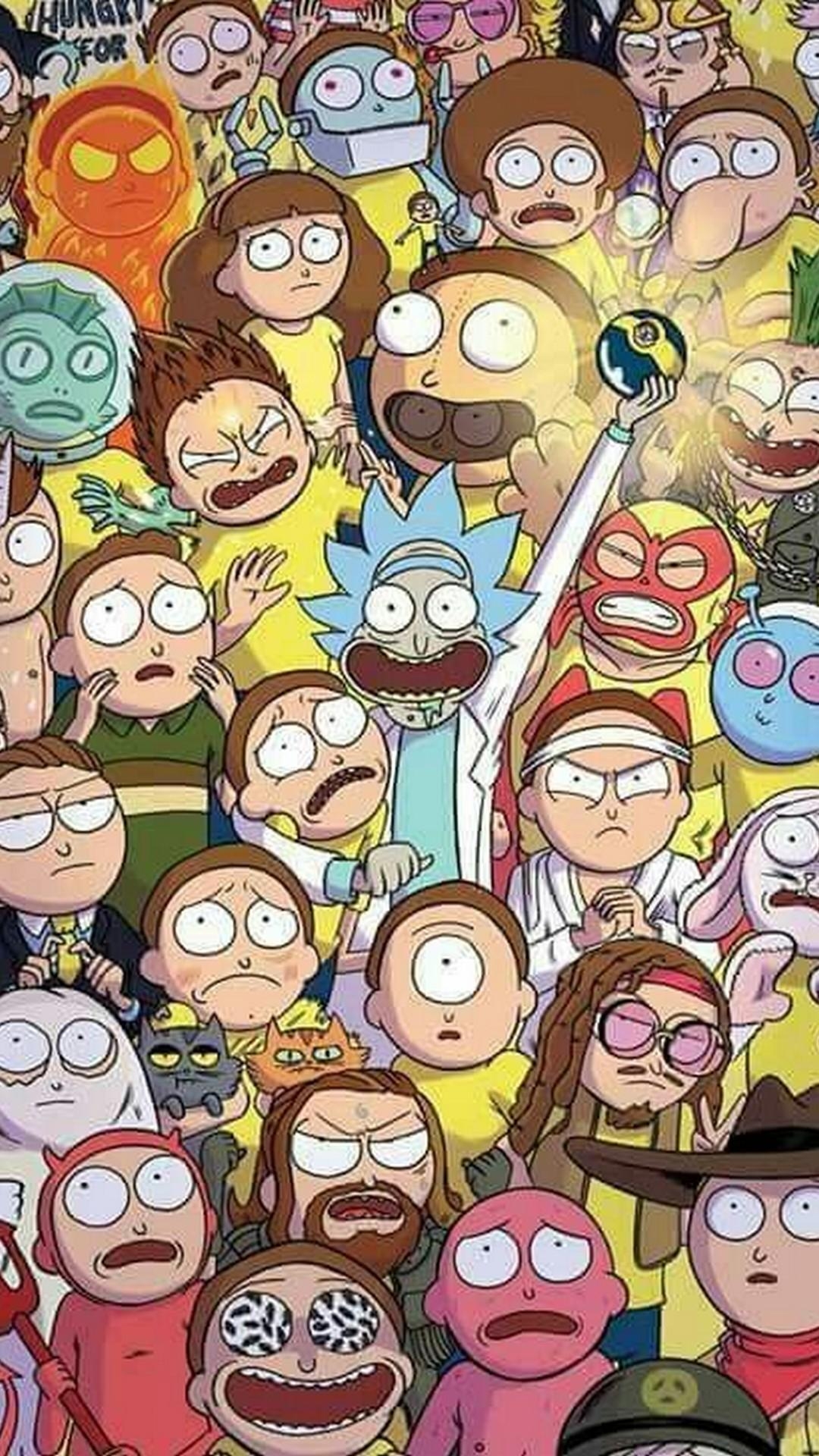 1080x1920 HD Wallpaper Rick And Morty Cartoon iPhone 3D iPhone Wallpaper, Phone