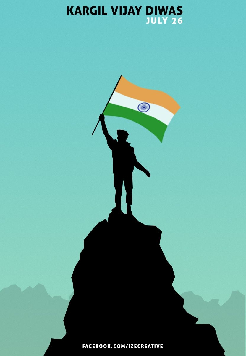 840x1200 Kargil Vijay Diwas Poster. Indian army wallpaper, Army poster, Phone