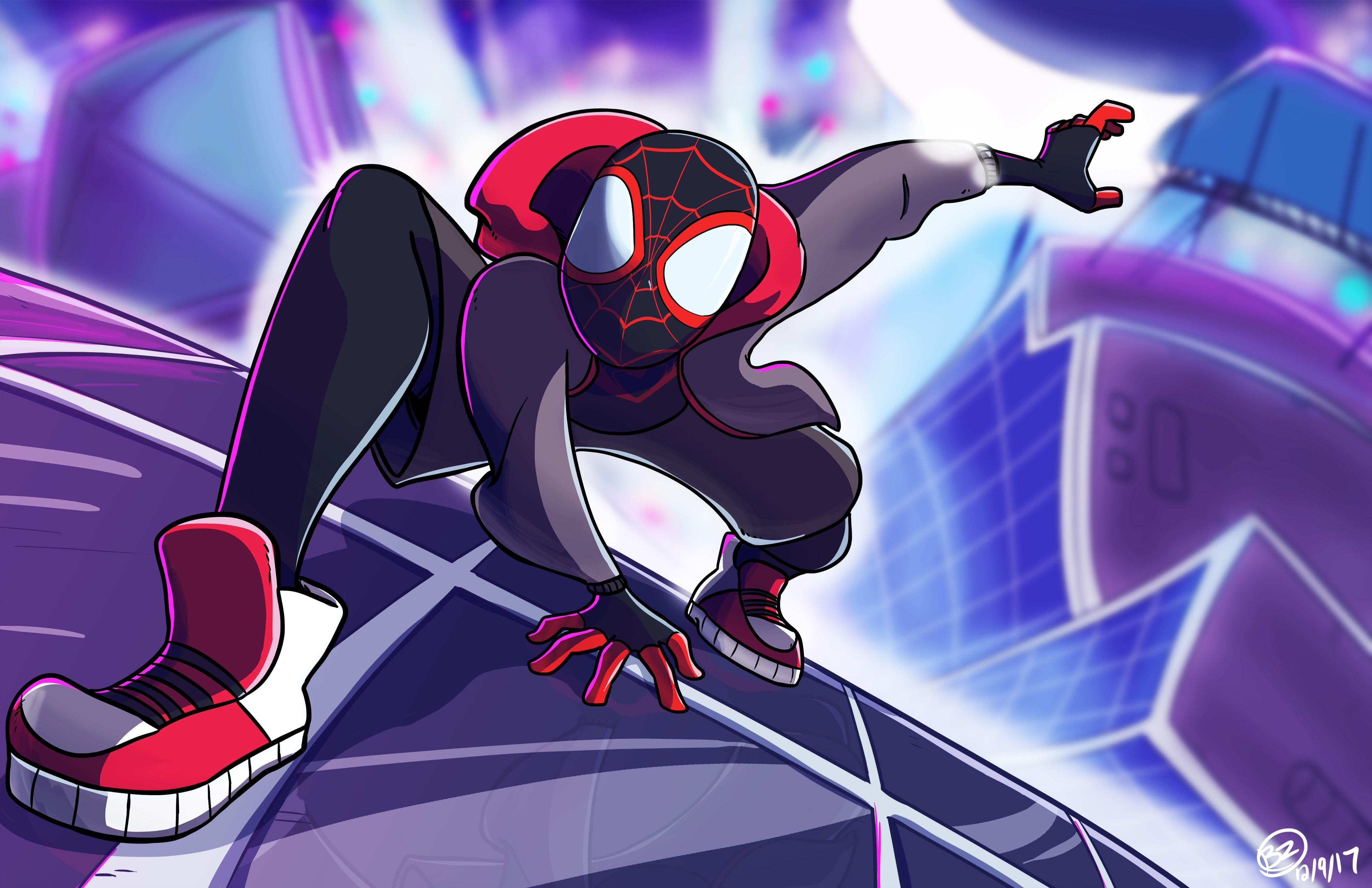 4200x2720 Wallpaper Spider Man: Into The Spider Verse, Marvel Comics, 4K, Desktop