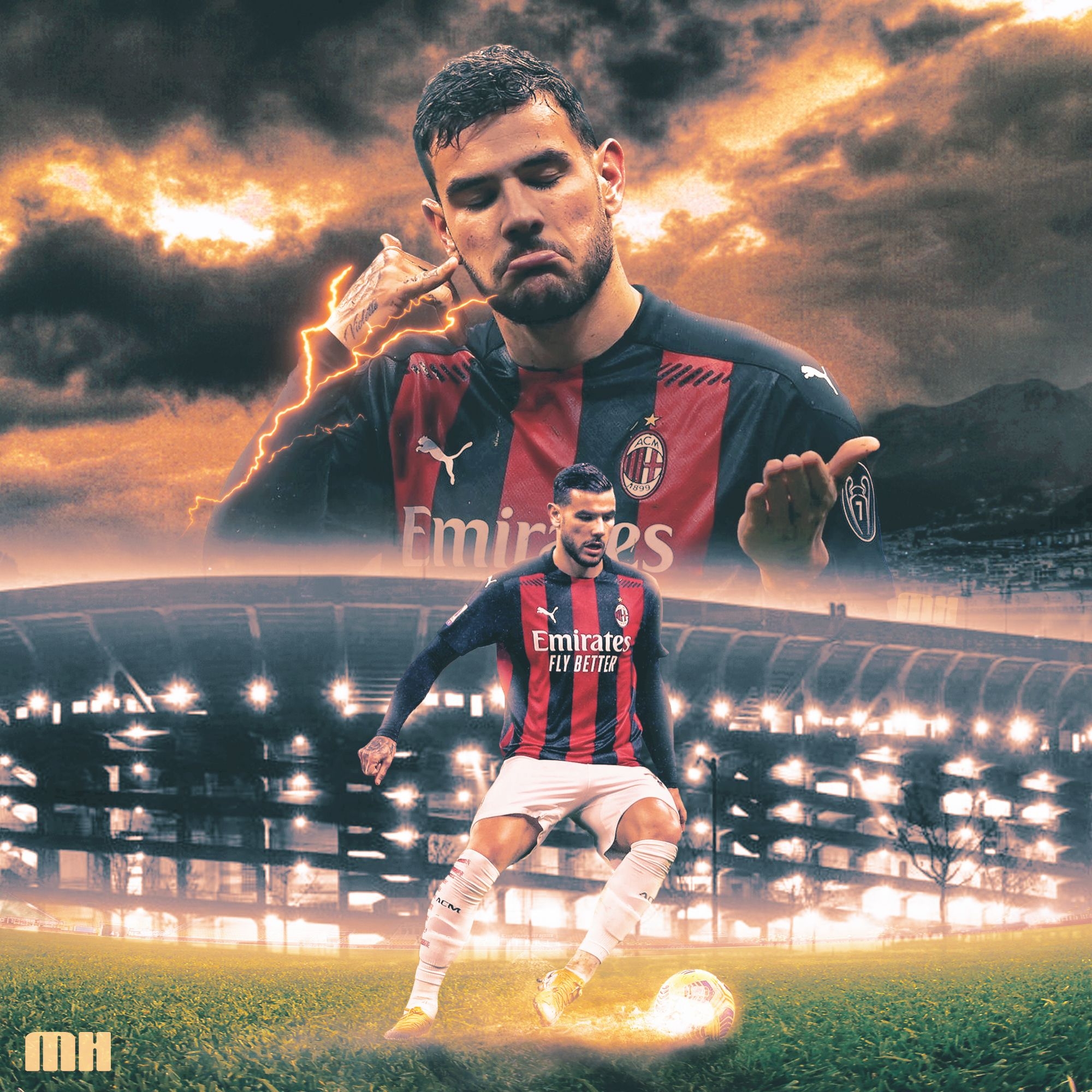 2000x2000 Theo Hernandez. Milan football, Milan, Phone