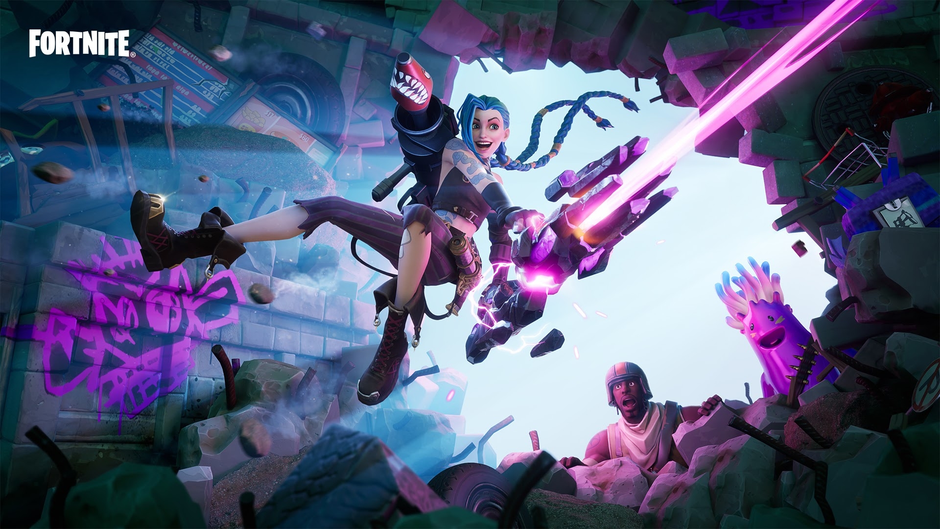 1920x1080 Riot Games teams up with Epic Games to add Jinx to Fortnite, Desktop