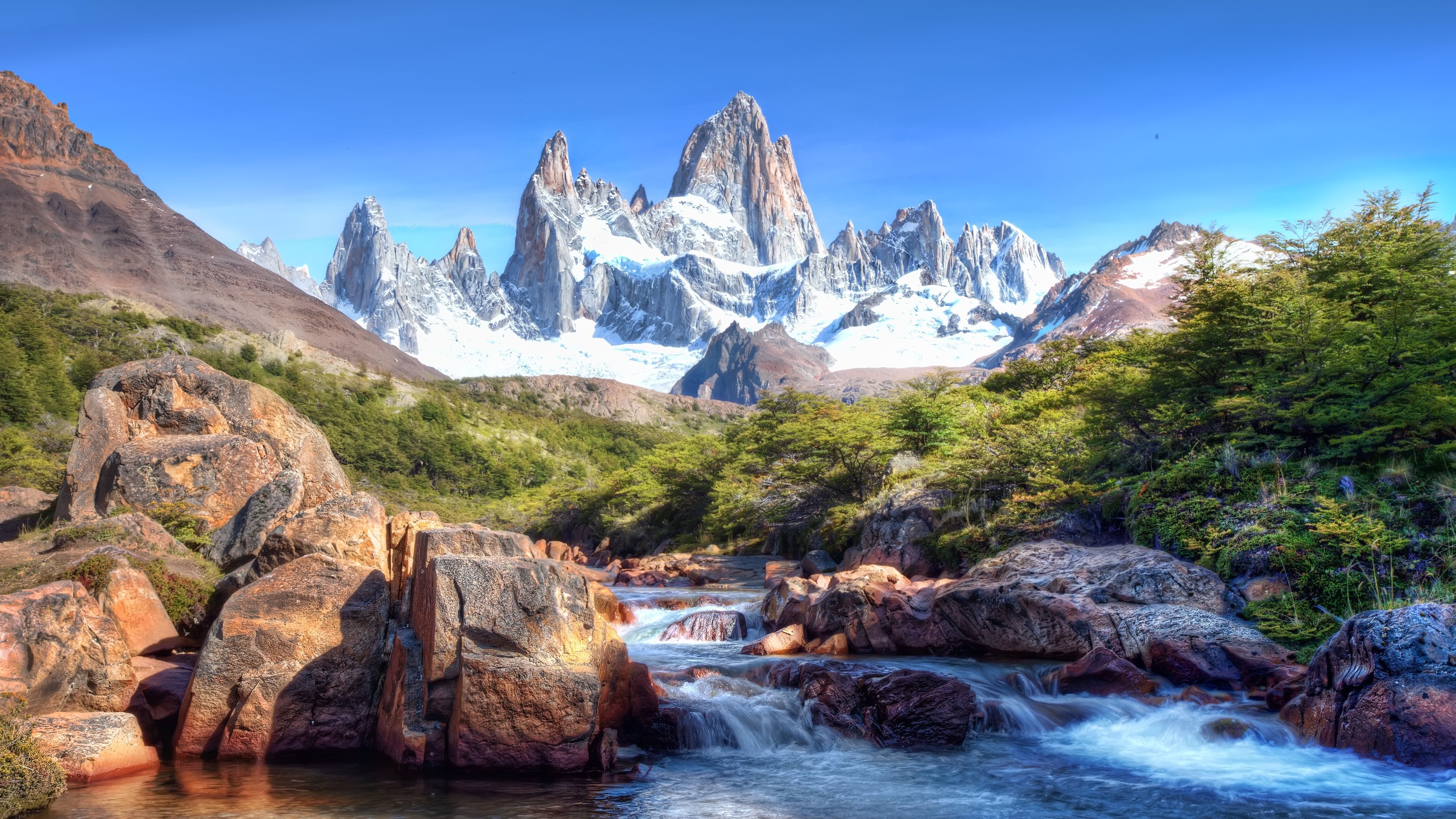 3840x2160 4K Papers Fitz Roy wallpaper, Desktop