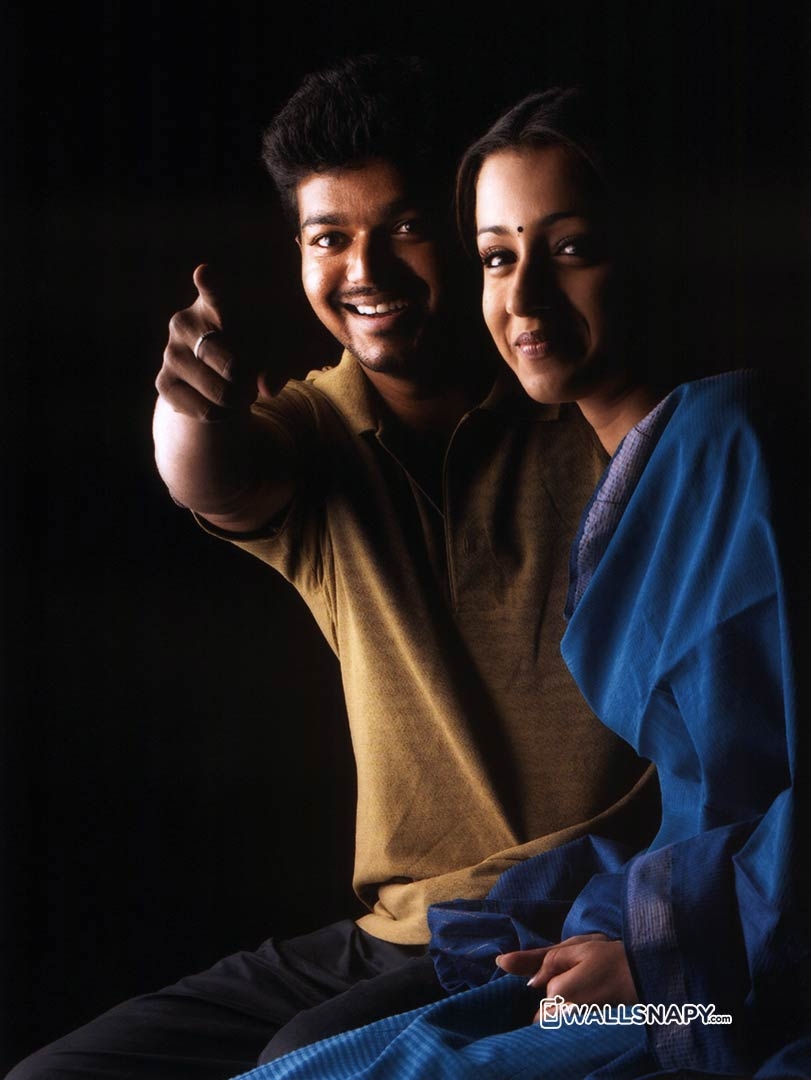 820x1080 Vijay trisha ghilli image HD, Phone