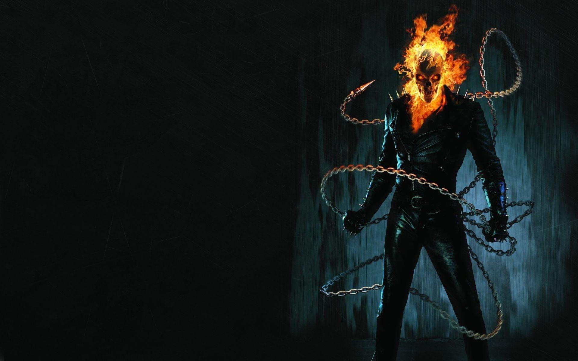 1920x1200 Wallpaper For > Ghost Rider 2 Skull Wallpaper, Desktop