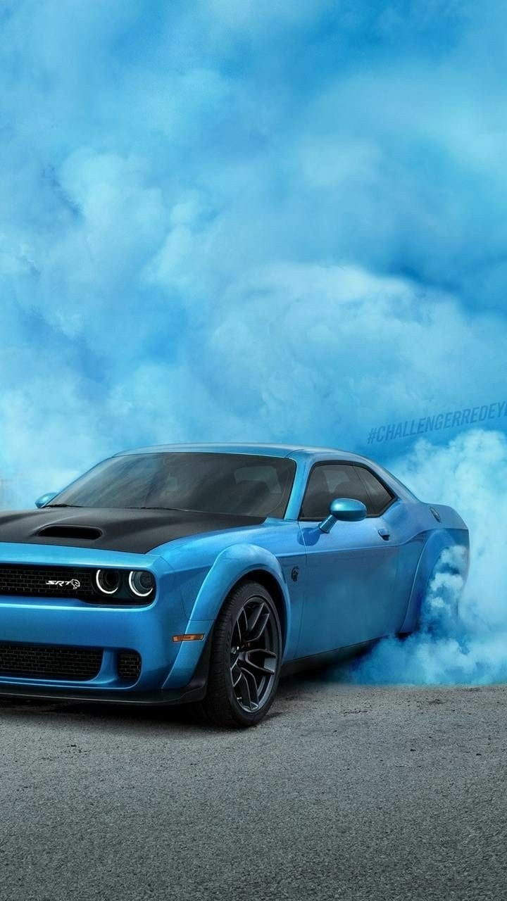 720x1280 Dodge Challenger SRT demon Wallpaper.#iphone 11 Wallpaper.#Awesome Wallpaper.#Cool.#iPhone Xs max. Car iphone wallpaper, Blue car, Never settle wallpaper, Phone