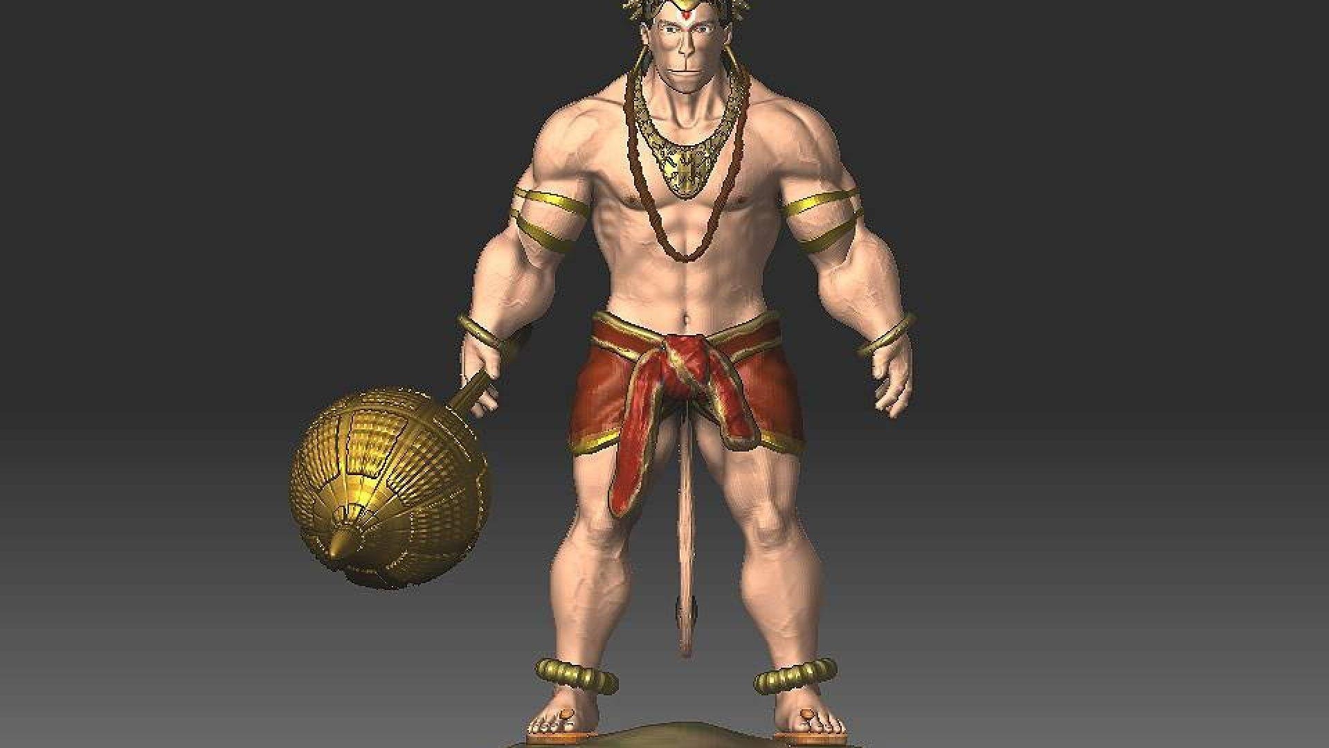 1920x1080 3D Wallpaper Lord Hanuman. Lord Hanuman. Latest Desktop Wallpaper, Desktop