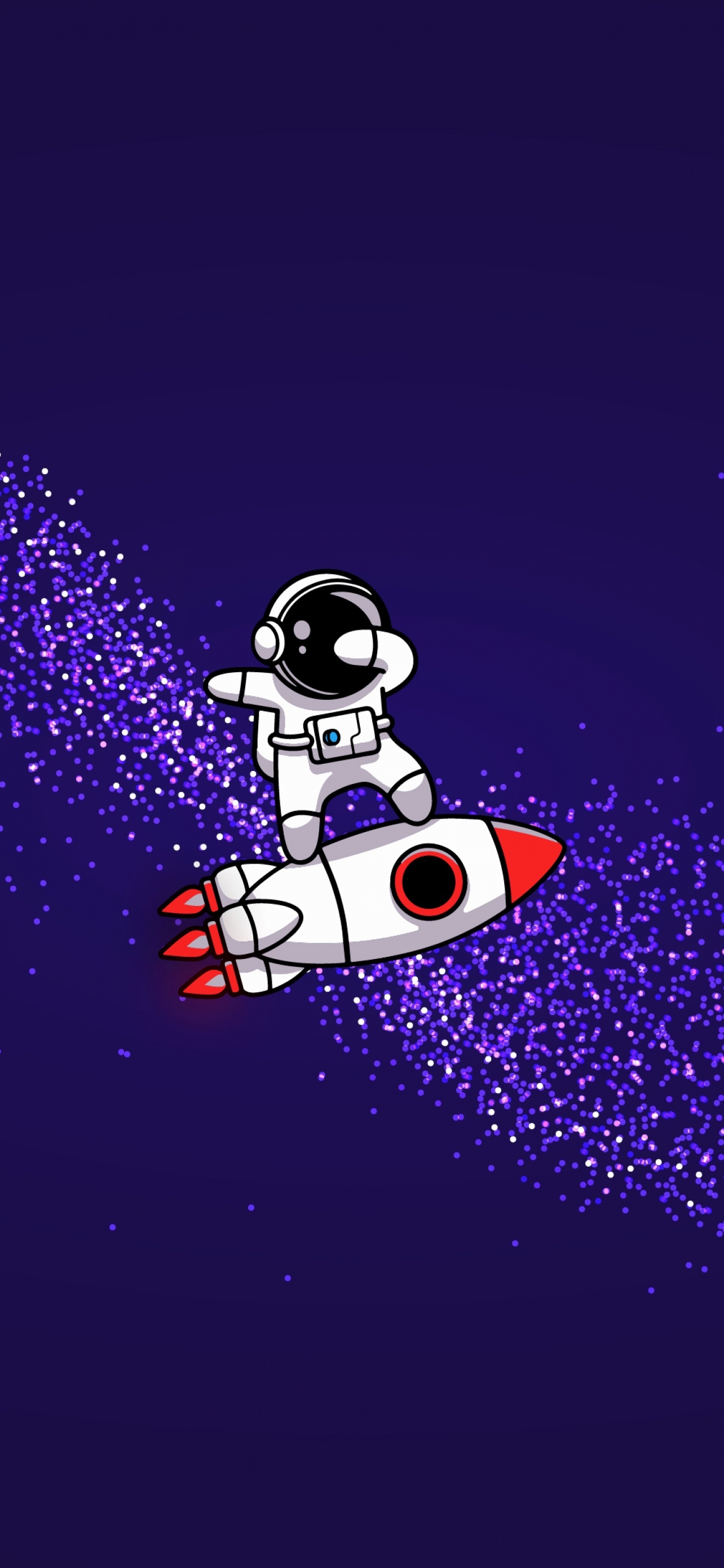 1290x2780 Astronaut Wallpaper 4K, Rocket, Surreal, Phone