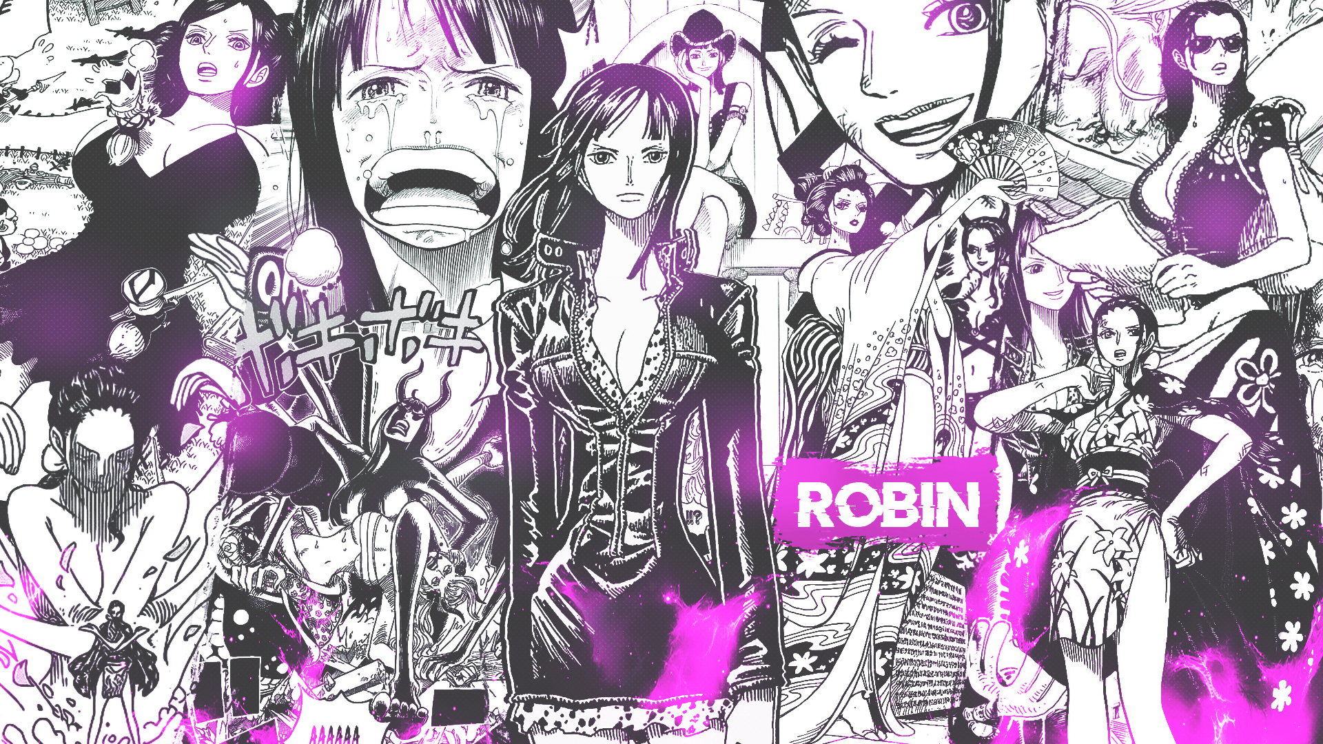 1920x1080 One Piece, Nico Robin, anime girls, DinocoZero, mangax1080 Wallpaper, Desktop