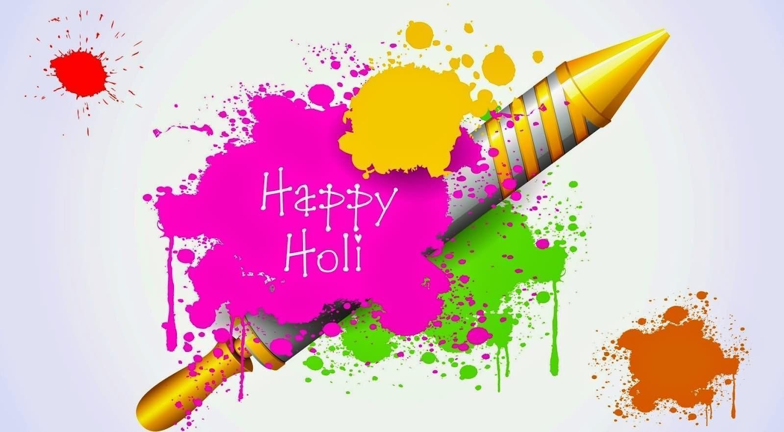 1600x890 Happy Holi Color Splash HD Wallpaper, Desktop