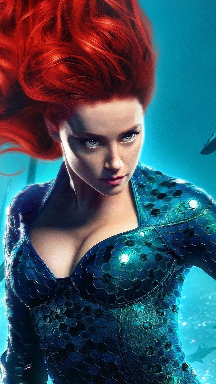 740x1310 Amber Heard As Mera In Aquaman 2018 4K Ultra HD Mobile, Phone