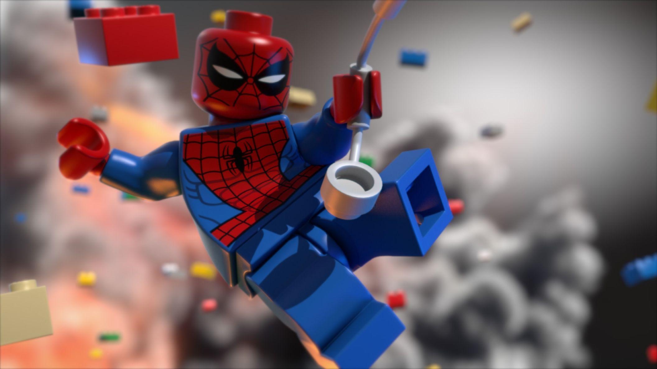 2120x1190 Spiderman Lego Cartoon HD for Android Wallpaper: Desktop HD, Desktop