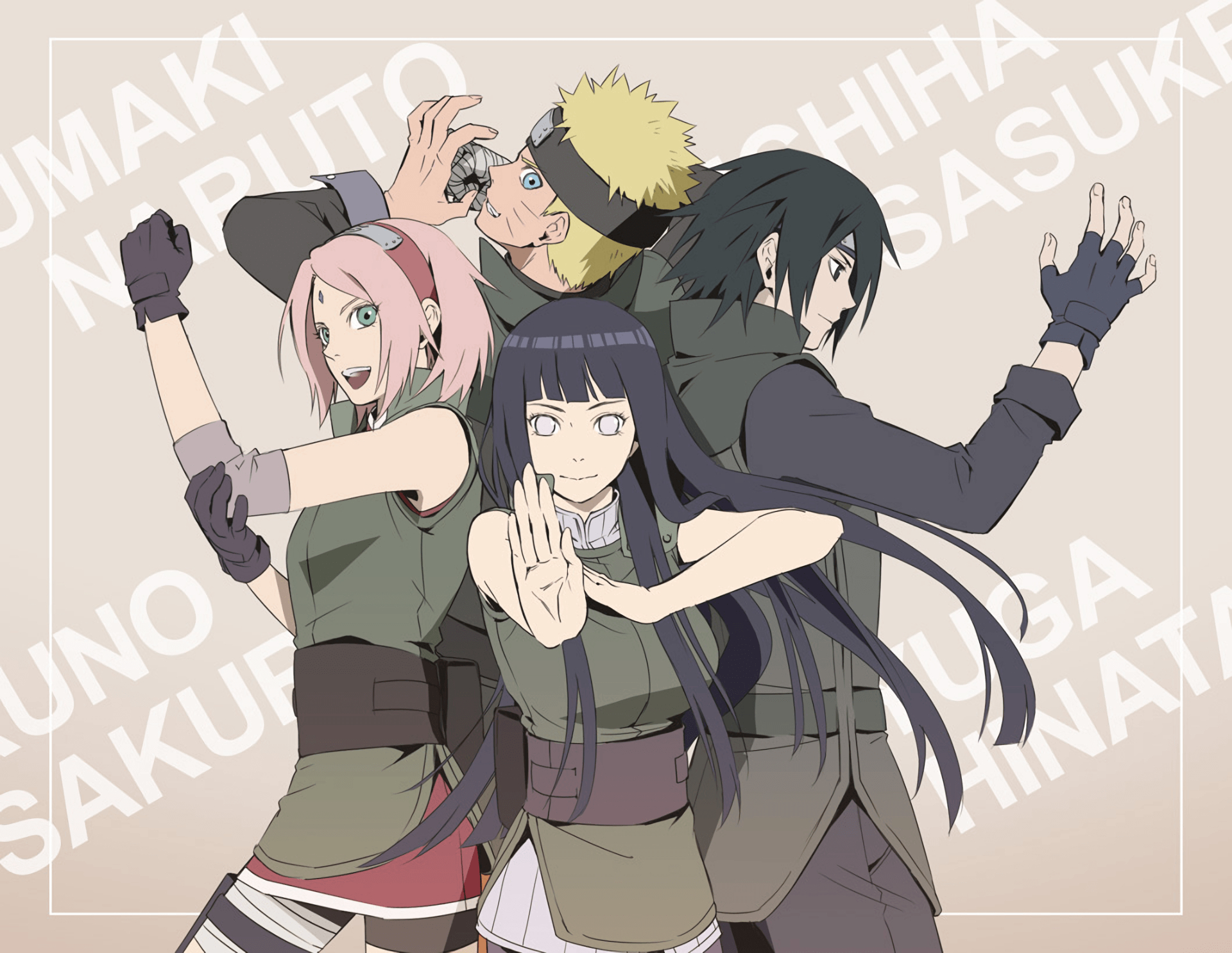 1920x1490 Download  Naruto, Team Sakura, Sasuke, Hinata, Desktop