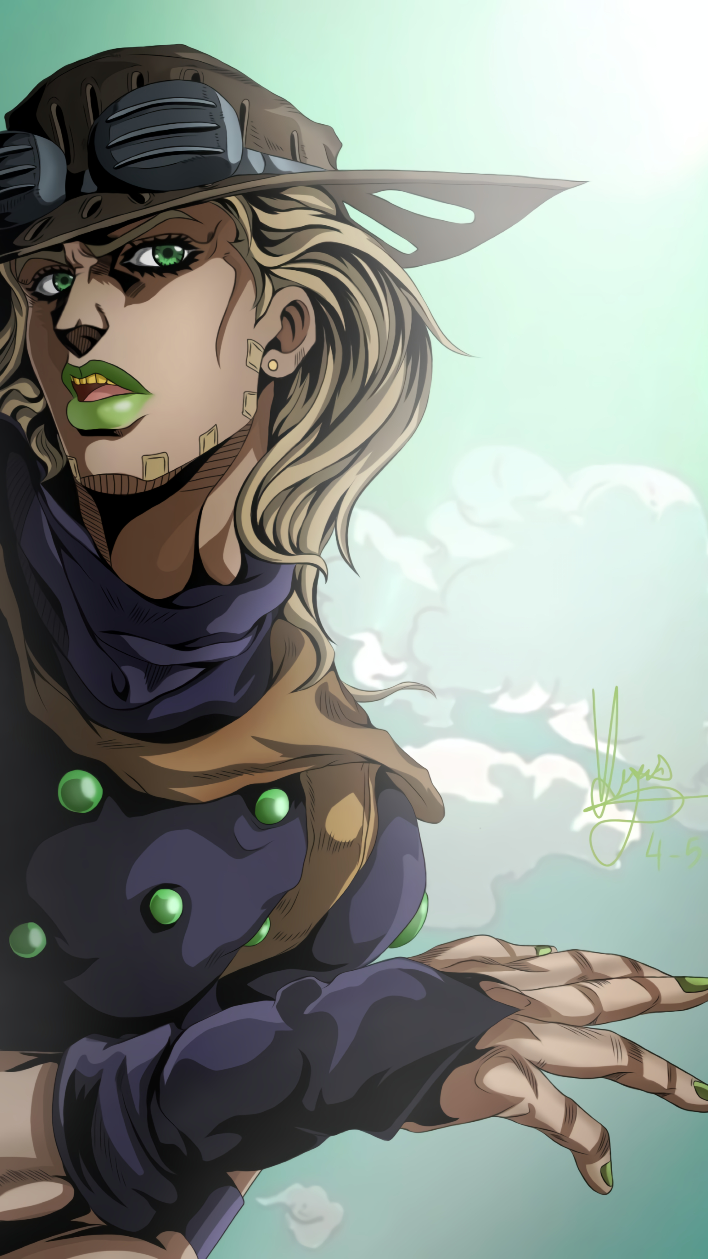 2250x4000 Gyro Zeppeli [JoJo's Bizarre Adventure: Steel Ball Run] (2250×4000), Phone