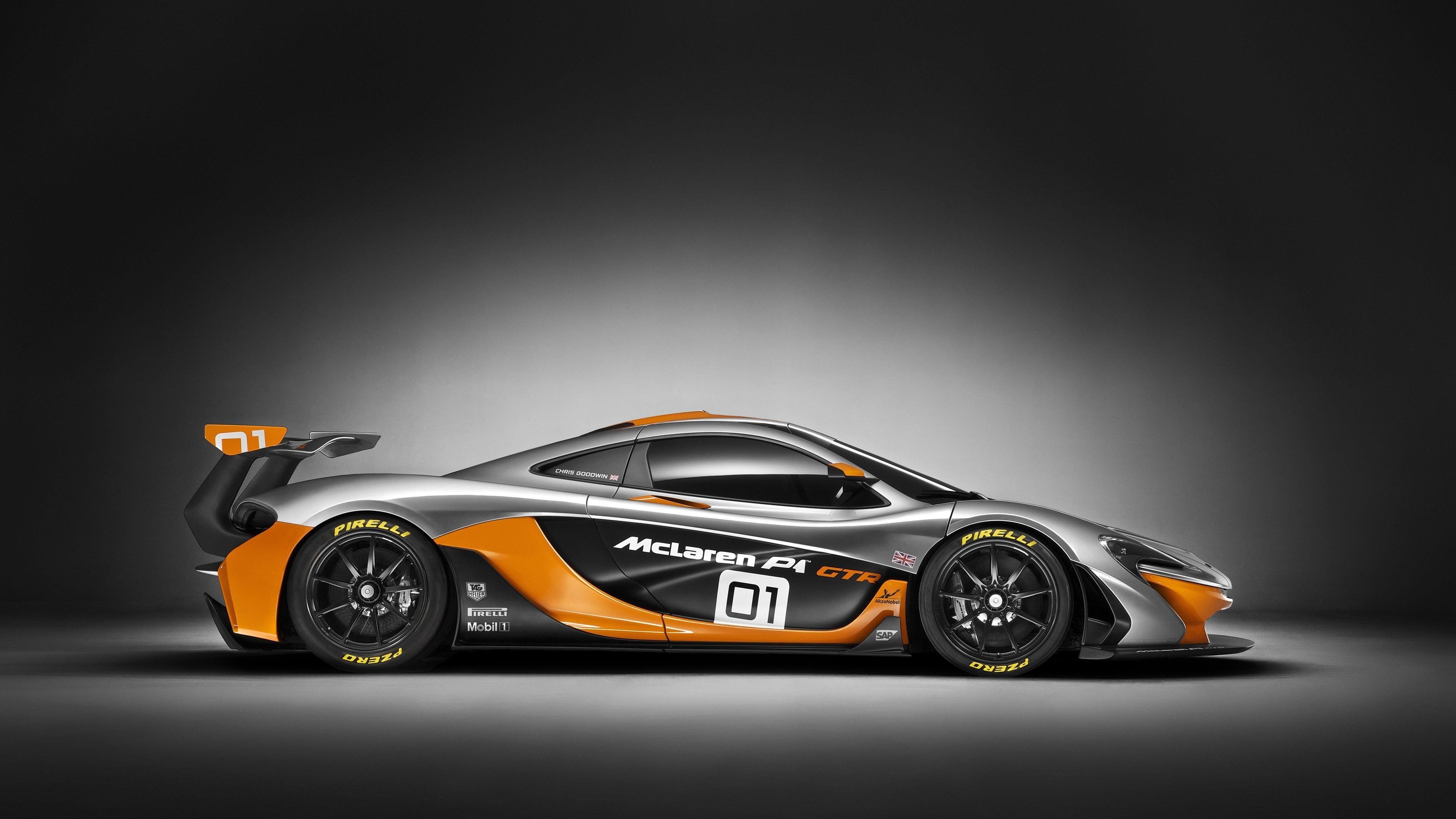 3840x2160 HD McLaren P1 race car side view Wallpaper, Desktop