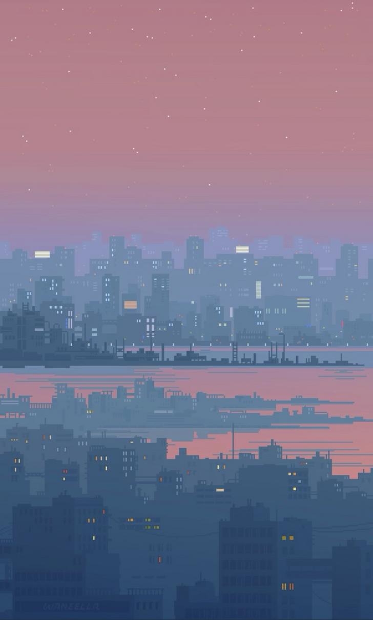 730x1210 Pixel Art iPhone Wallpaper Free Pixel Art iPhone Background, Phone