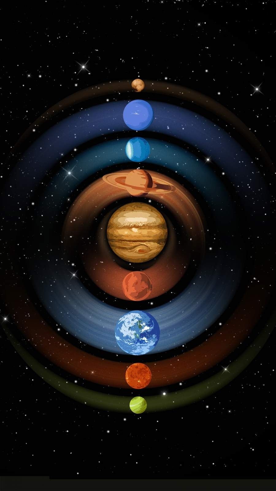 900x1600 Our Solar System iPhone Wallpaper. Space iphone wallpaper, Phone