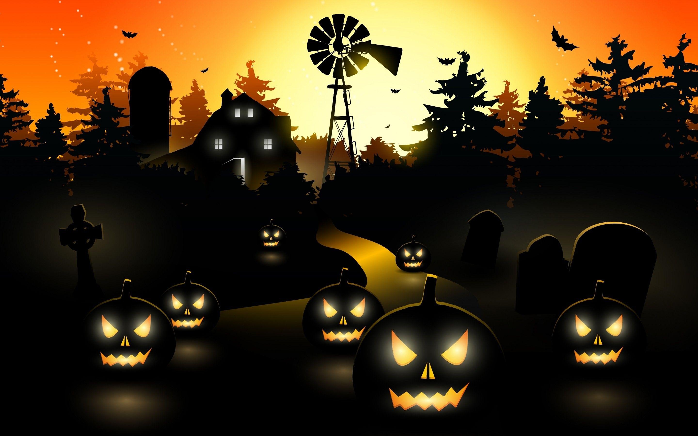 2880x1800 Scary Halloween Wallpaper. Odd, Desktop