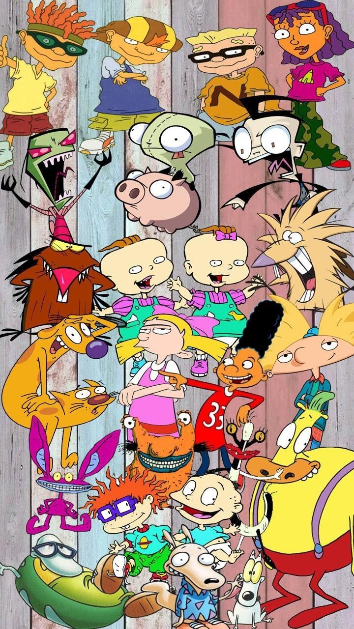 720x1280 Nickelodeon characters. Cartoon wallpaper, Cartoon wallpaper iphone, 90s cartoons, Phone