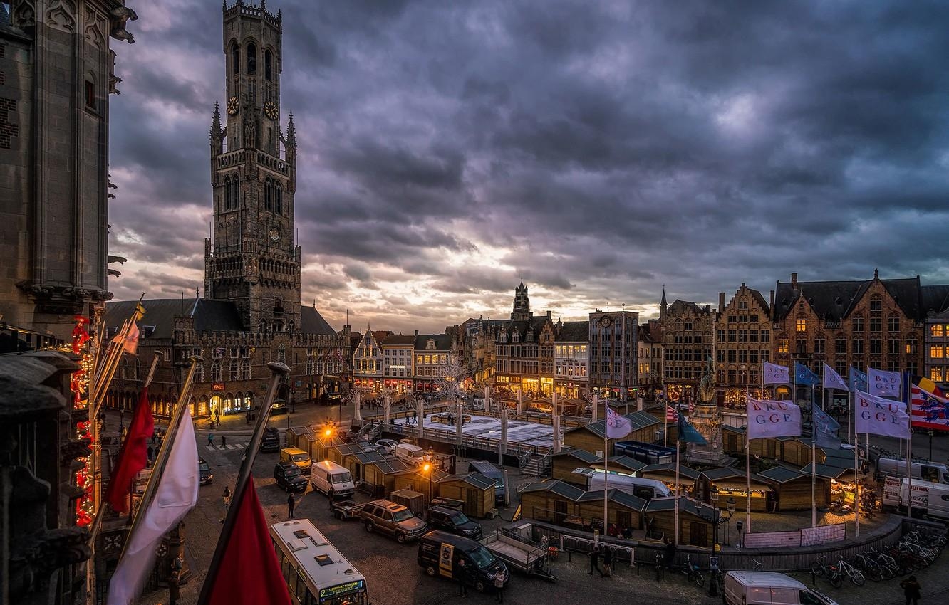 1340x850 Wallpaper Belgium, Bruges, Bruges image for desktop, section город, Desktop