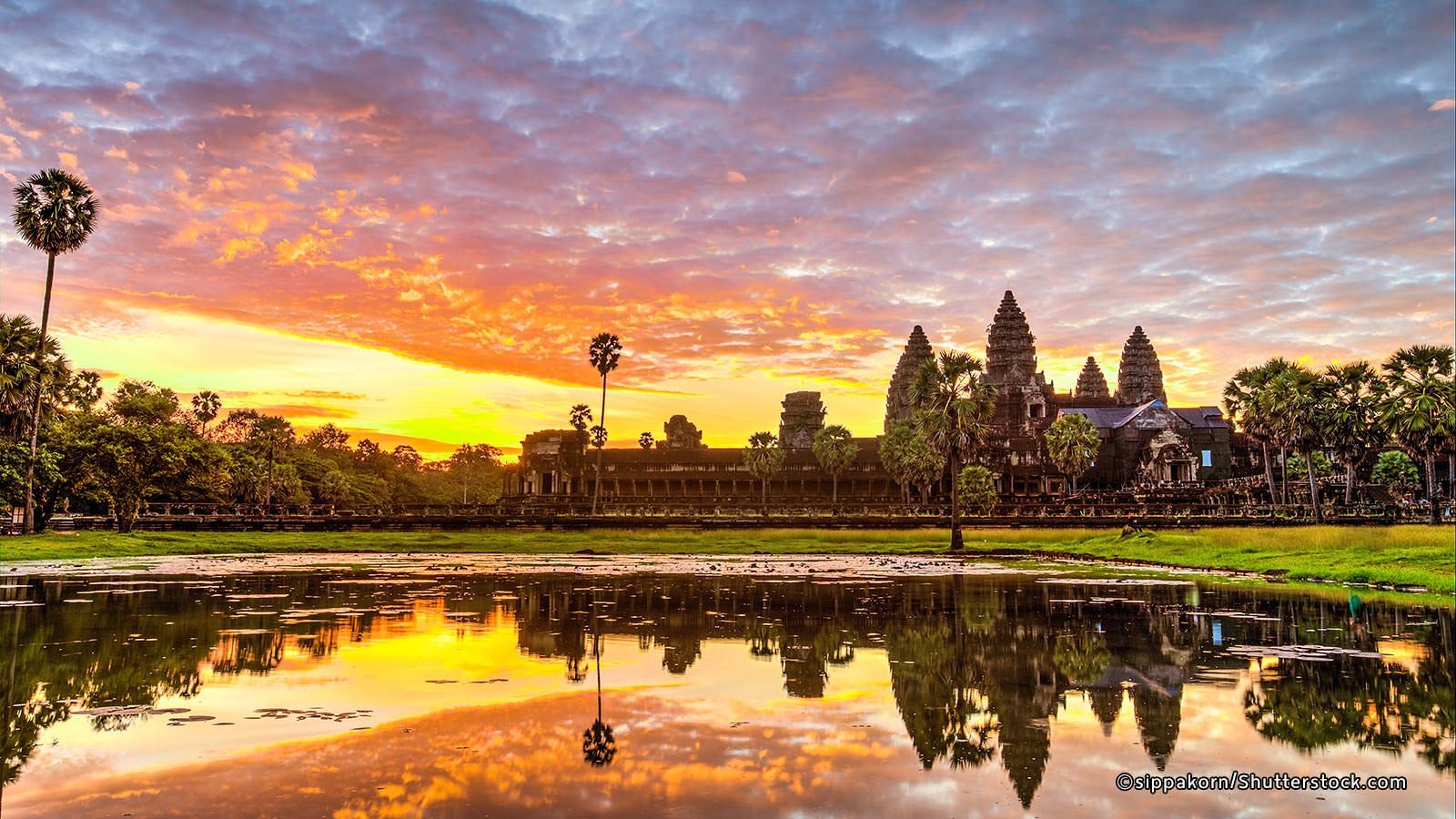 1600x900 Siem Reap Map of Cambodia, Desktop