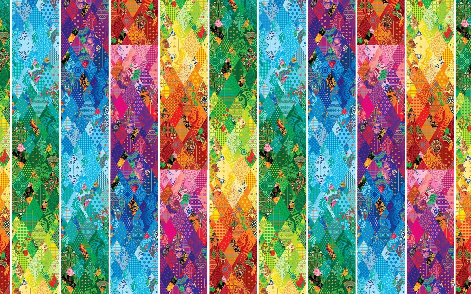 1920x1200 Patchwork Quilt Wallpaper, Desktop