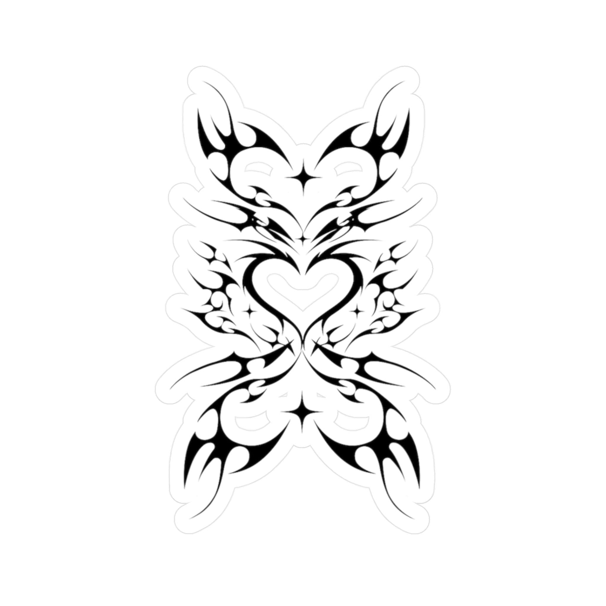 2050x2050 Cool Demon Heart Sticker, Phone
