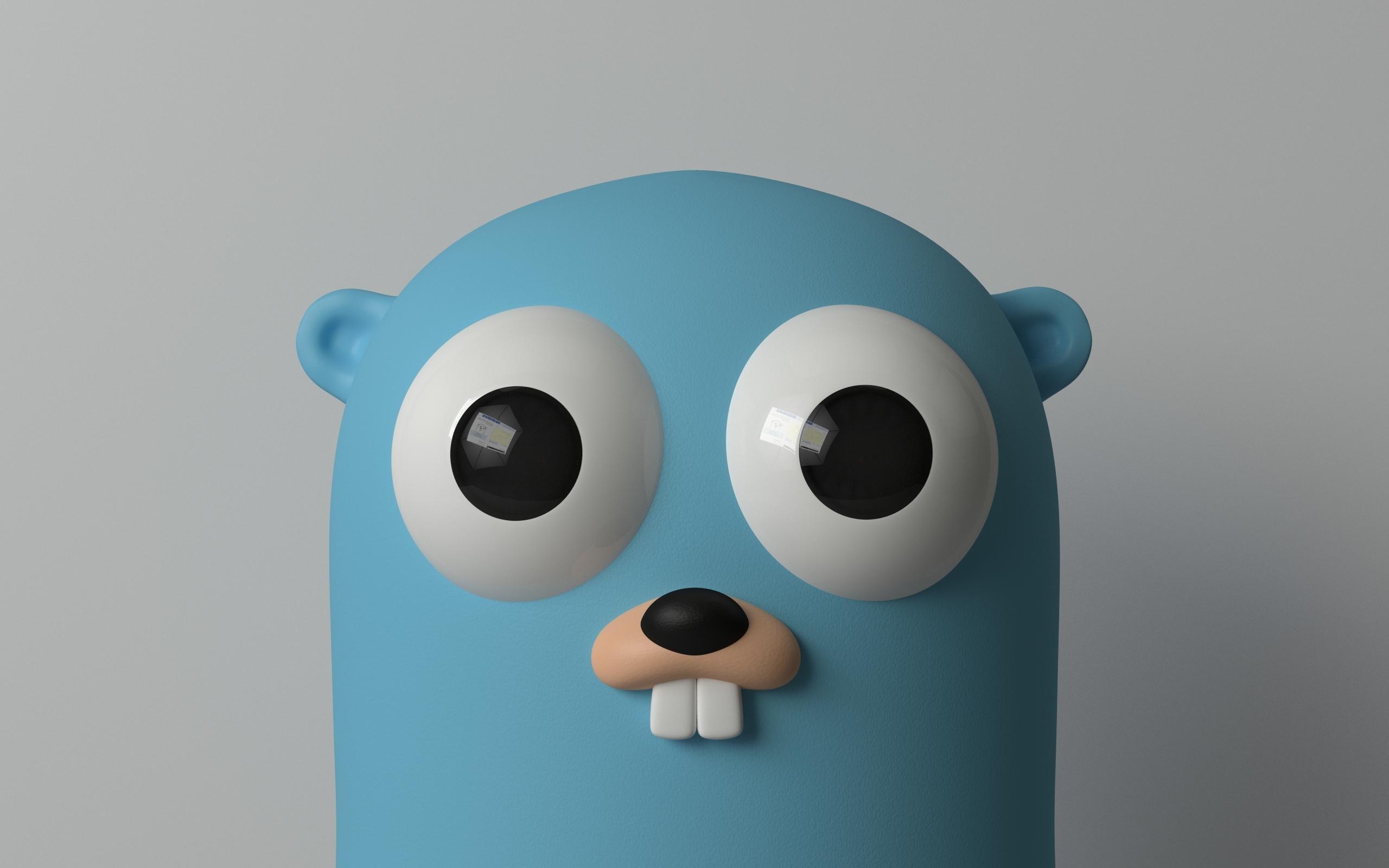 2560x1600 Gopher mascot wallpaper, Desktop