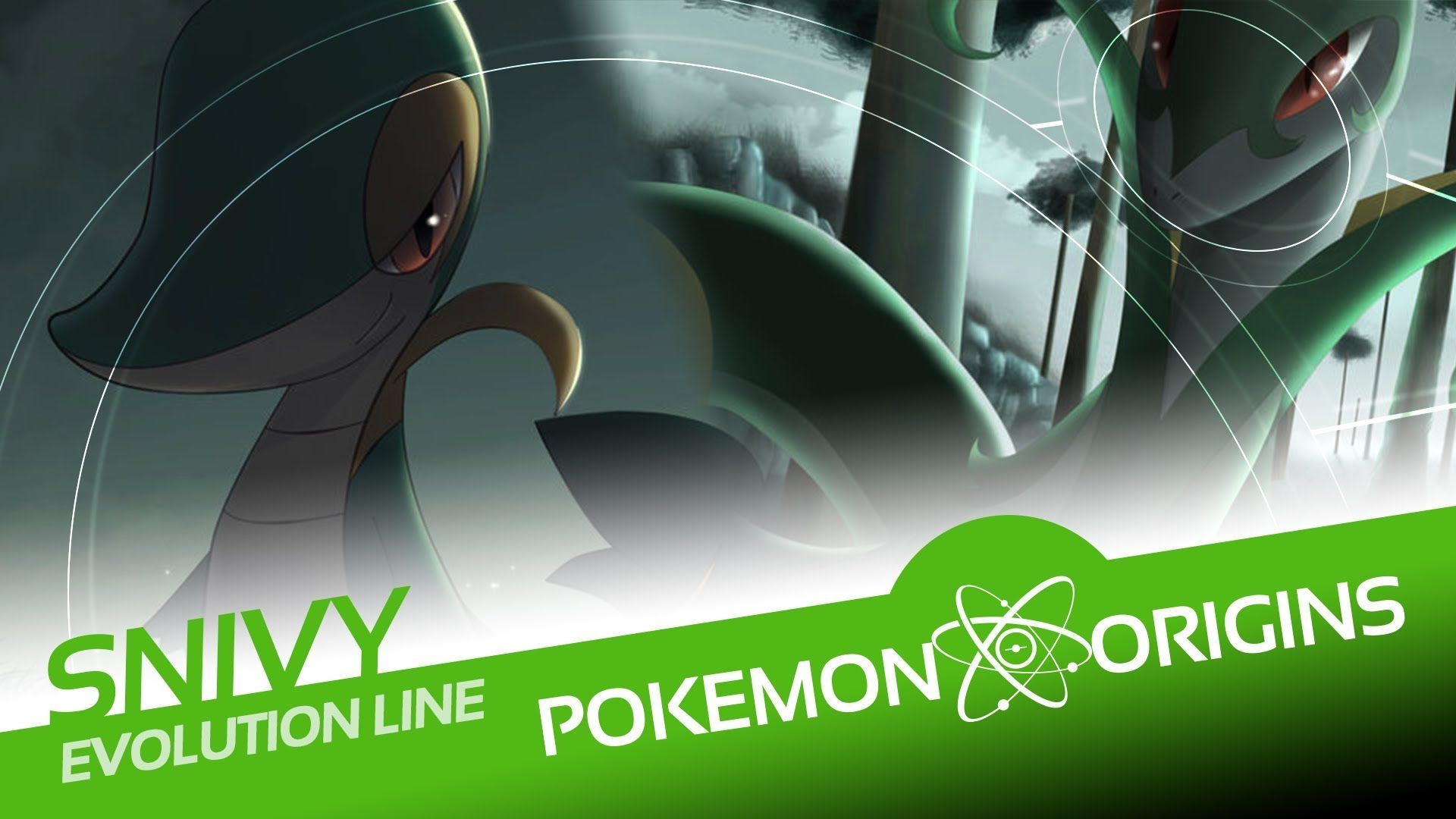 1920x1080 Pokémon Origins. Snivy Evolution Line, Desktop