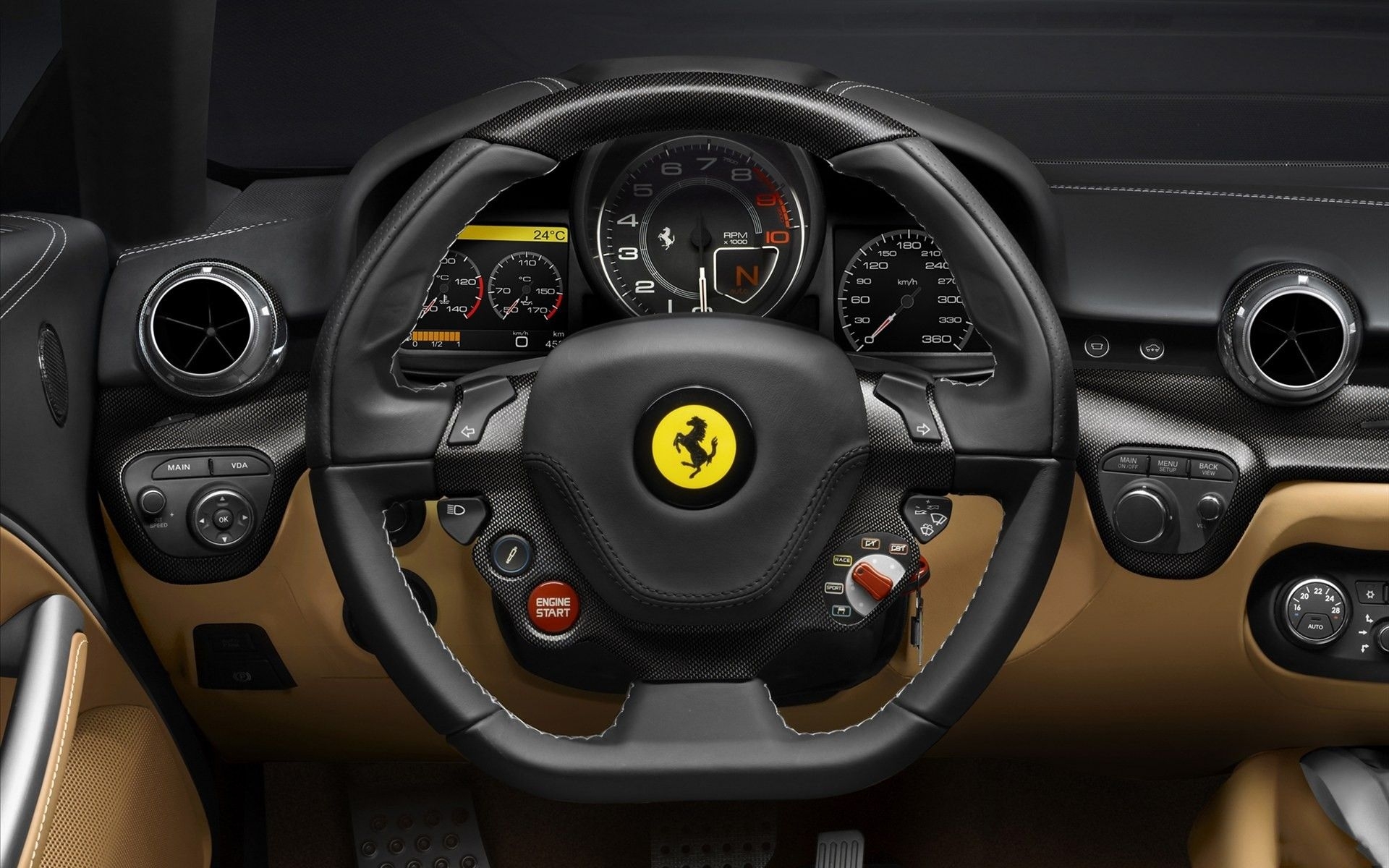 1920x1200 Ferrari Steering Wheel Wallpaper 50222 px, Desktop