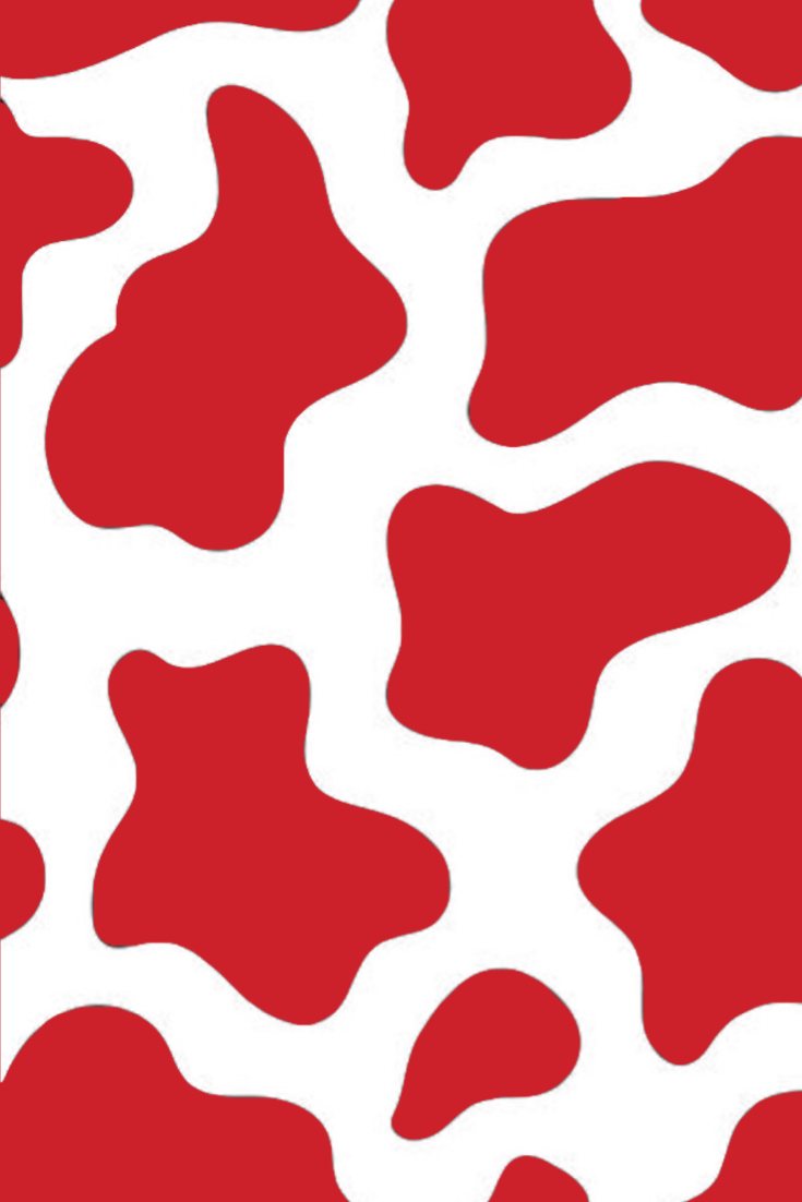 740x1110 Red Cow Print Background. Simple iphone wallpaper, Cow print wallpaper, Retro wallpaper iphone, Phone