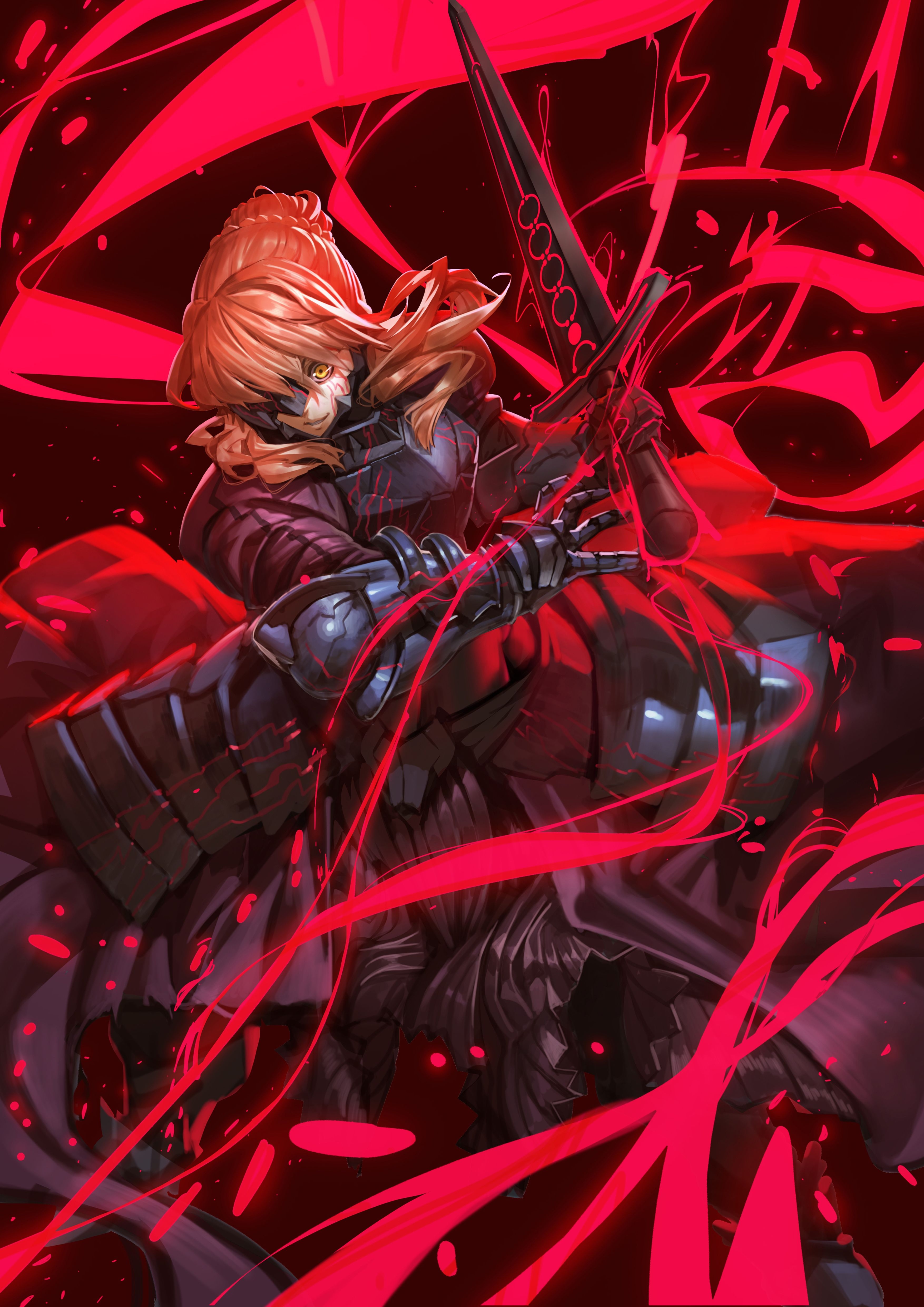 3510x4970 Saber Alter, Mobile Wallpaper. Anime Image Board, Phone