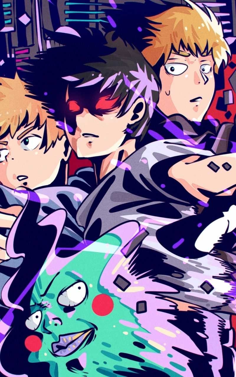 800x1280 Mob Psycho Wallpaper, Phone