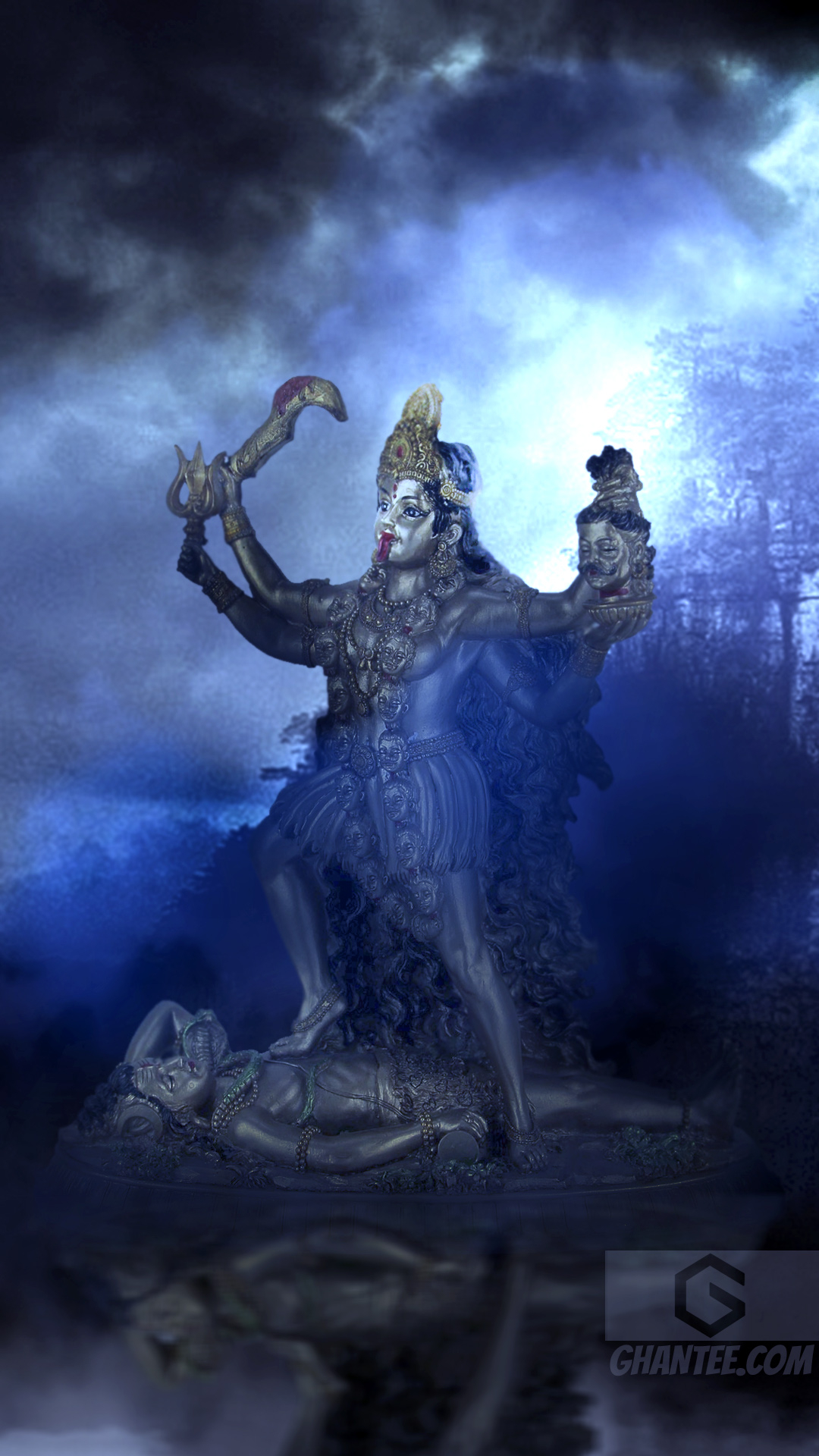 1080x1920 goddess mahakali HD phone wallpaper, Phone