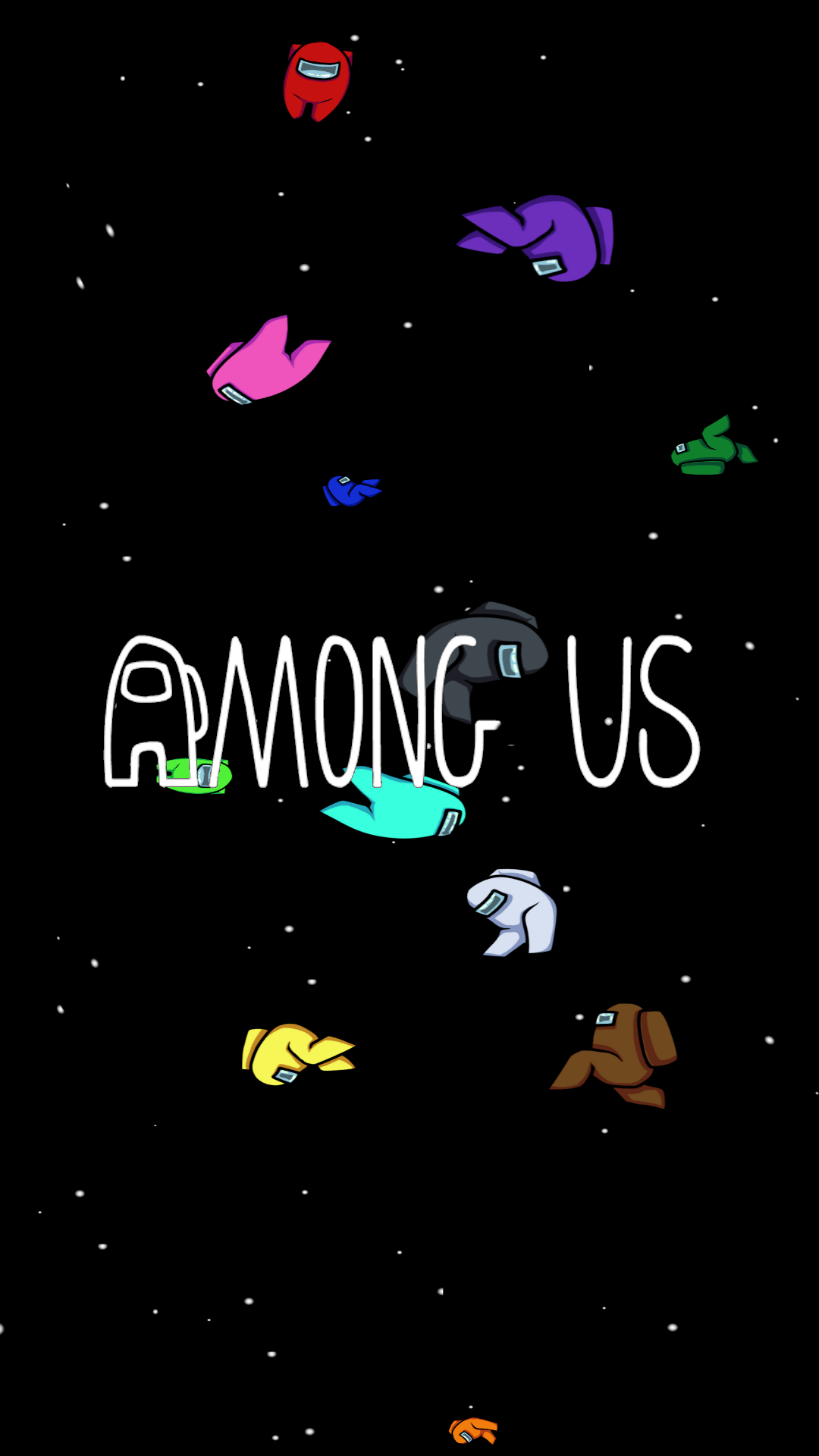 1080x1920 Made a phone wallpaper for Among Us! First time doing anything like this, Phone