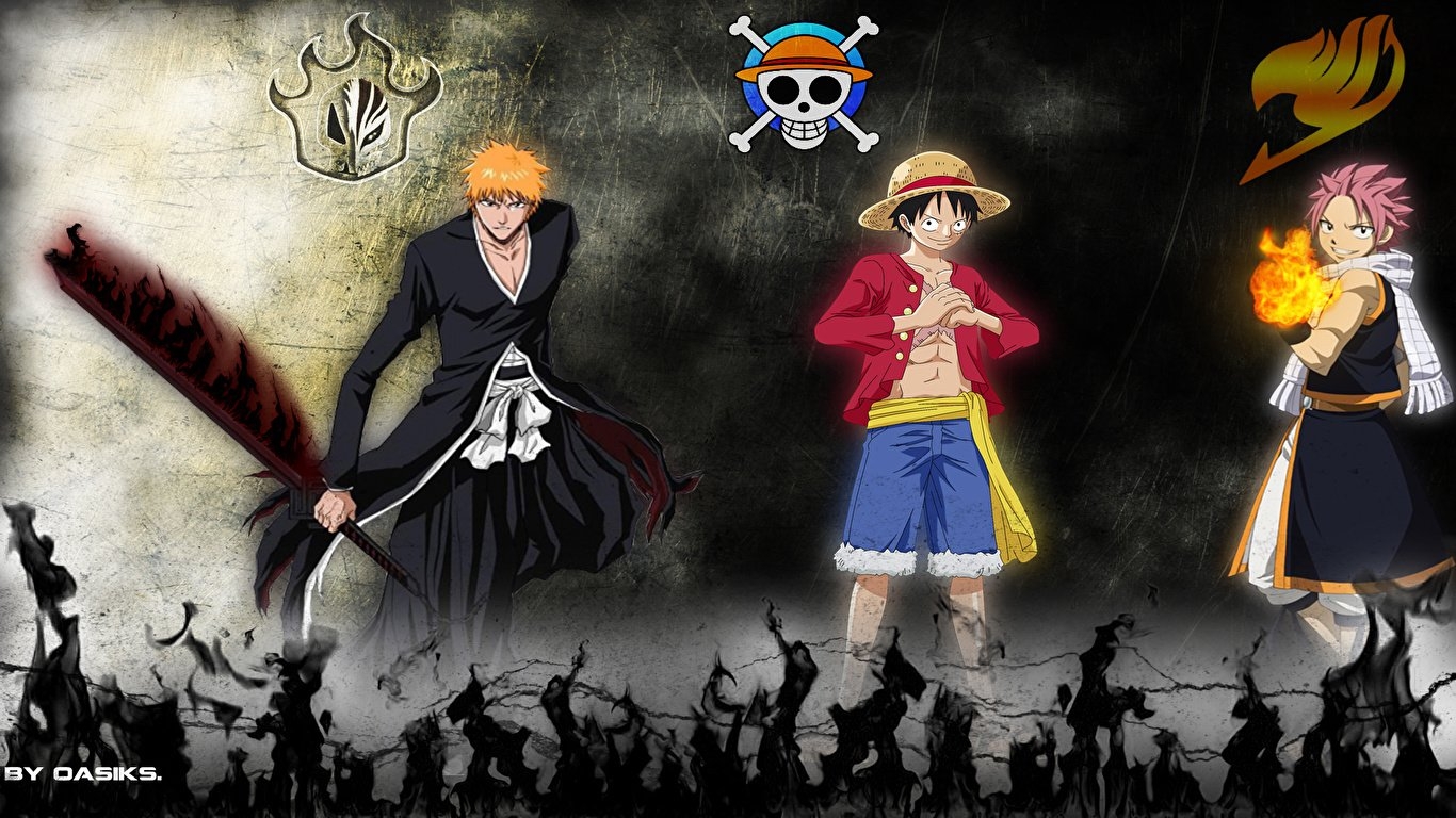 1370x770 Красивые Арты One Piece, Desktop