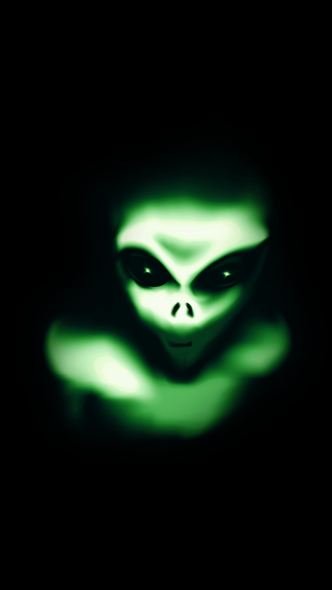 1080x1920 Alien emoji, Funny iphone wallpaper, Phone