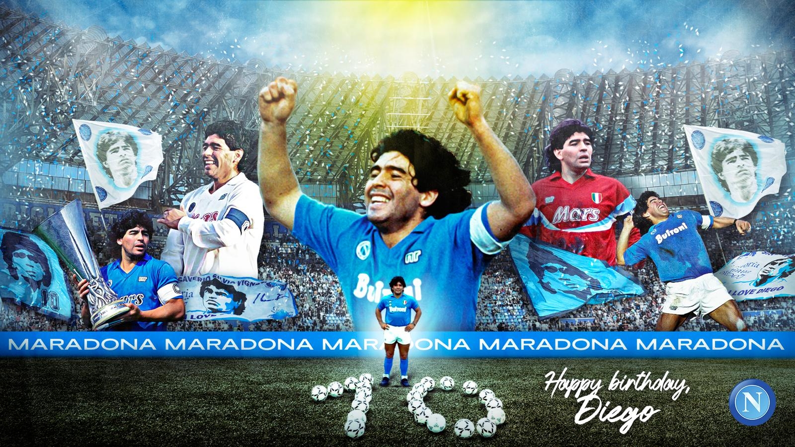 1600x900 Official SSC Napoli Birthday, Diego!, Desktop