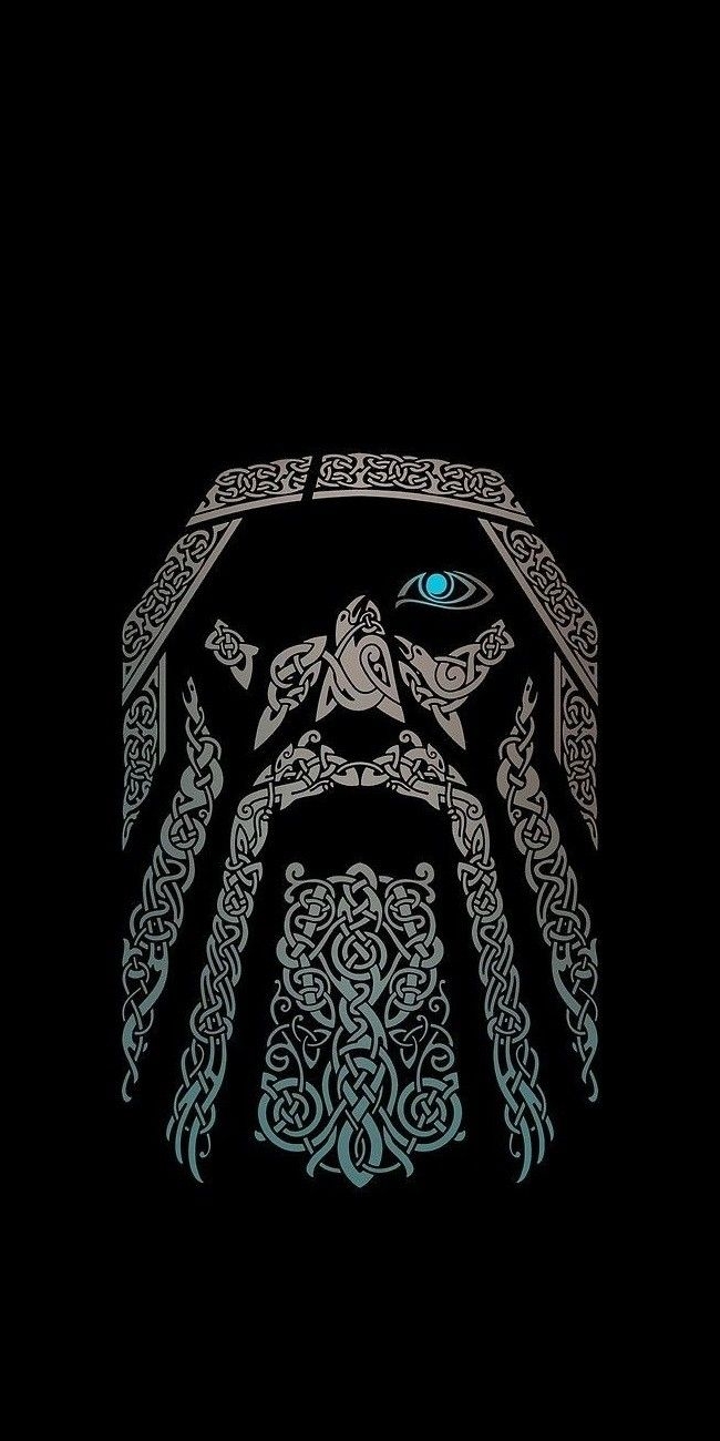 650x1300 Viking wallpaper, Norse tattoo, Phone