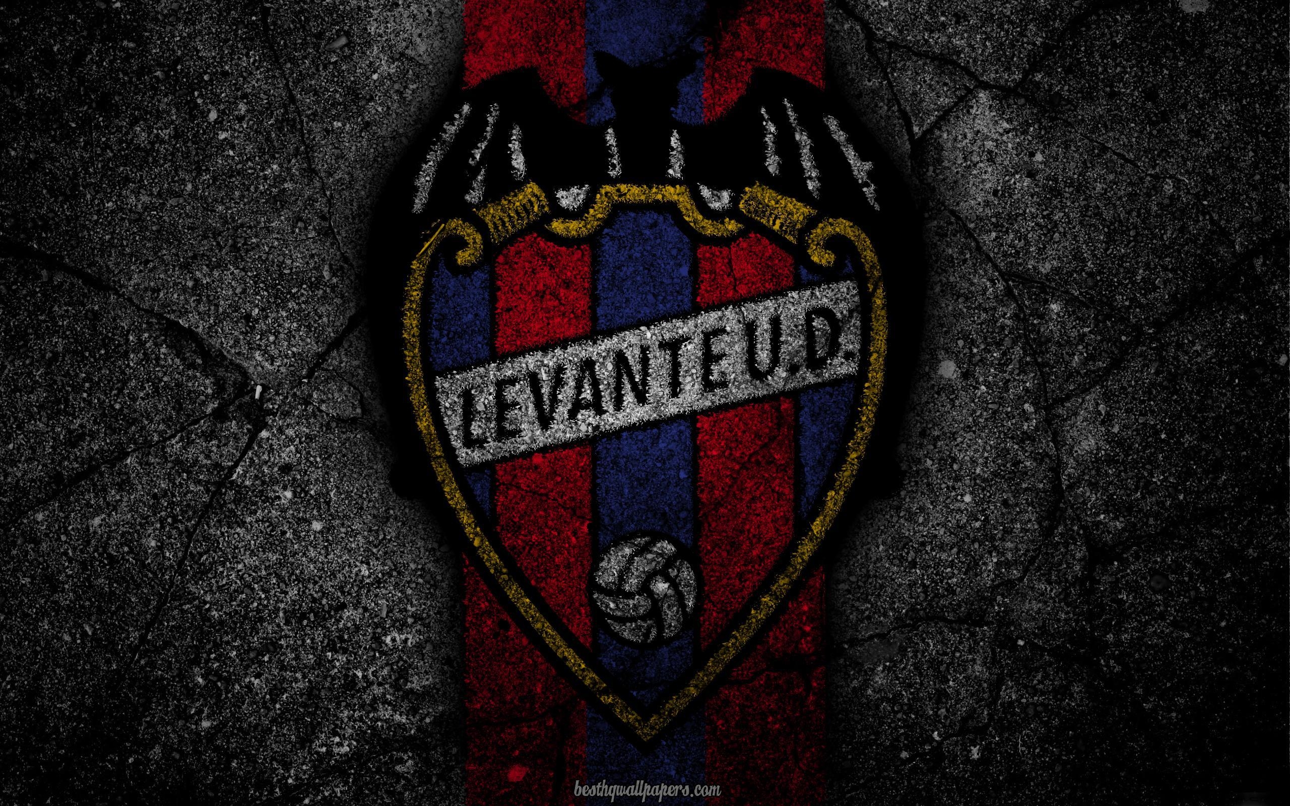 2560x1600 Download wallpaper Levante, logo, art, La Liga, soccer, football, Desktop