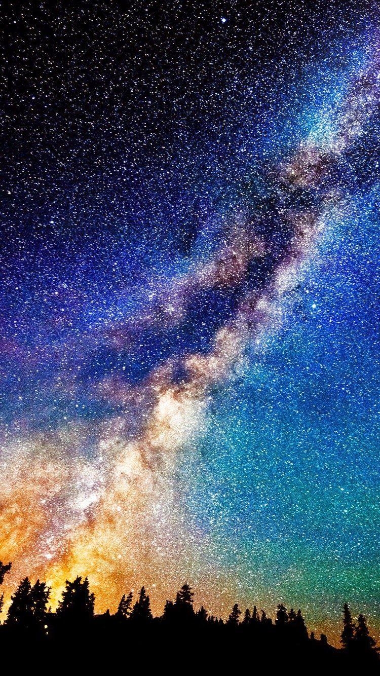 750x1340 Night Sky iPhone Wallpaper, Phone