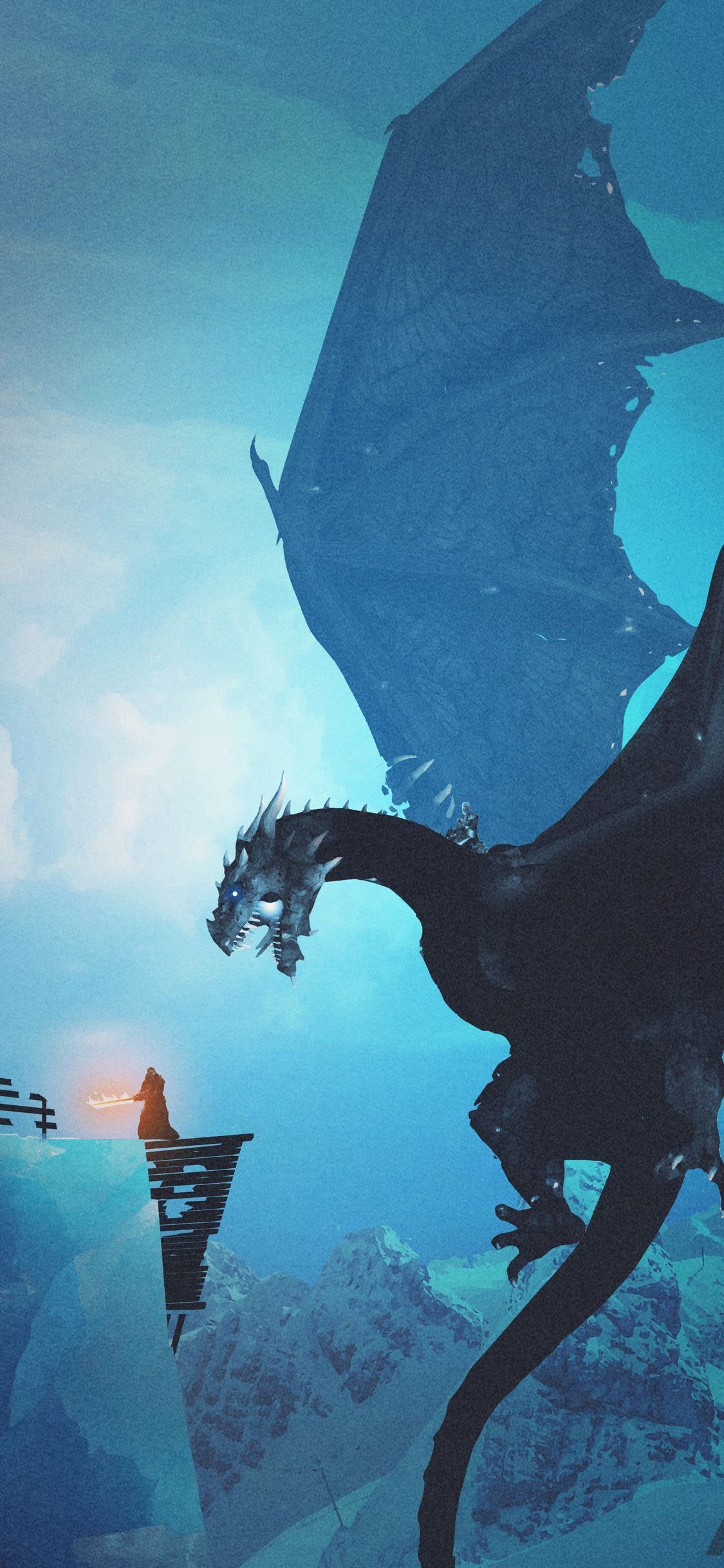 1130x2440 Dragon Game of Thrones iPhone Wallpaper Free Dragon Game, Phone