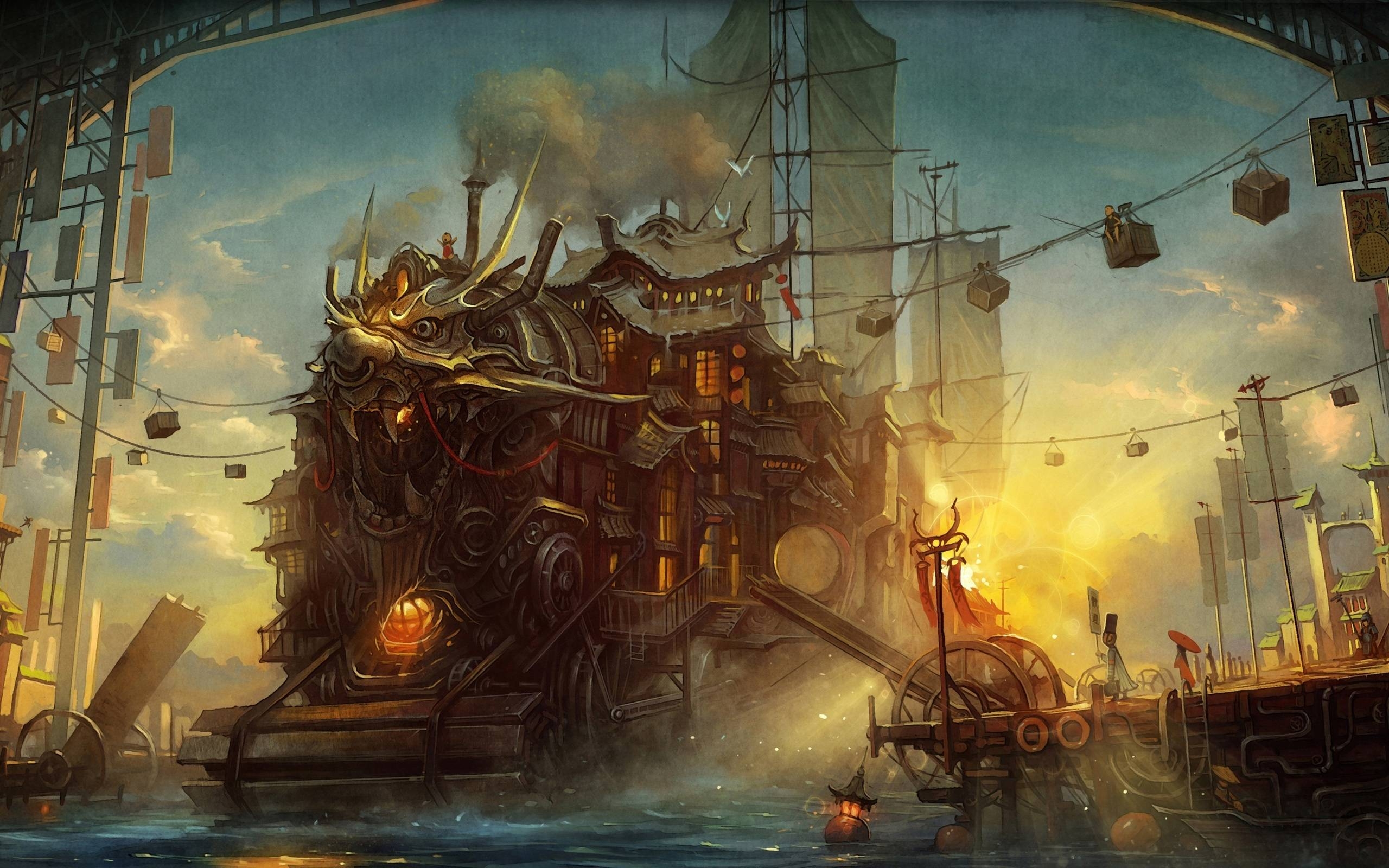 2560x1600 Steampunk Wallpaper, Desktop