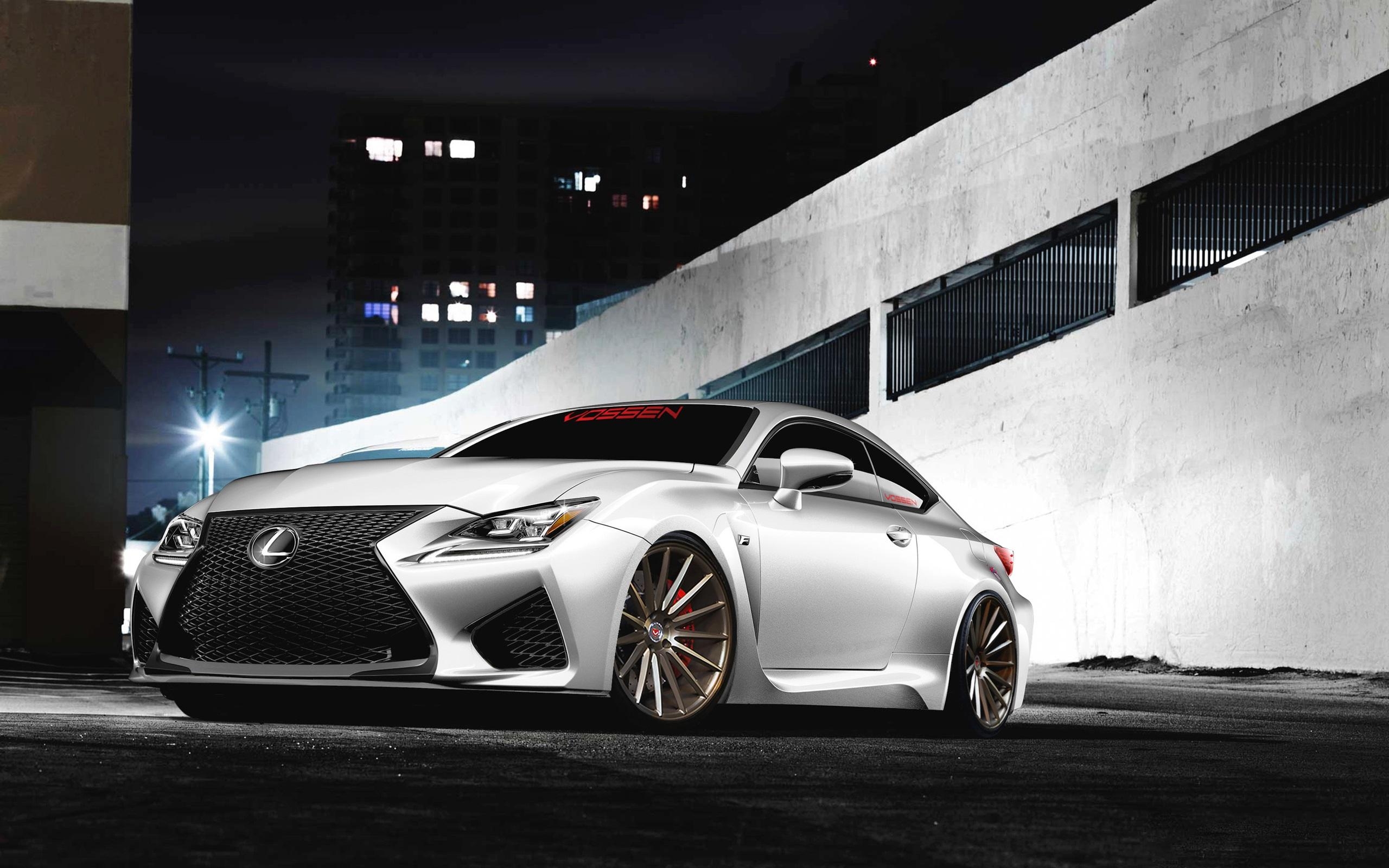 2560x1600 Wallpaper Lexus RC F white car front view  HD Picture, Image, Desktop